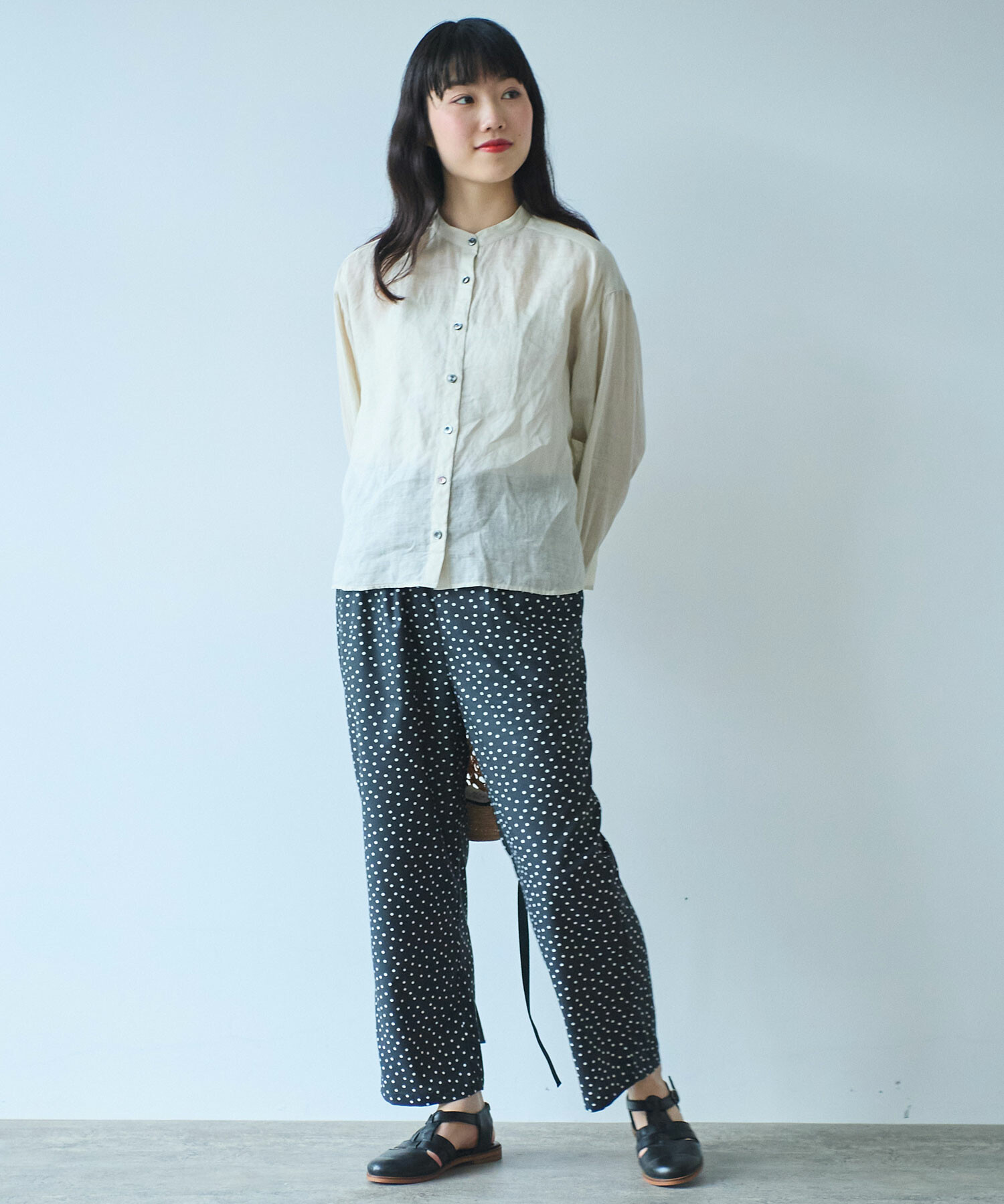 ブラウス シャツ Ramie short ブラウス レディース AMBIDEX Store 〇 Ramie ショート ブラウス(F ベージュ): bulle