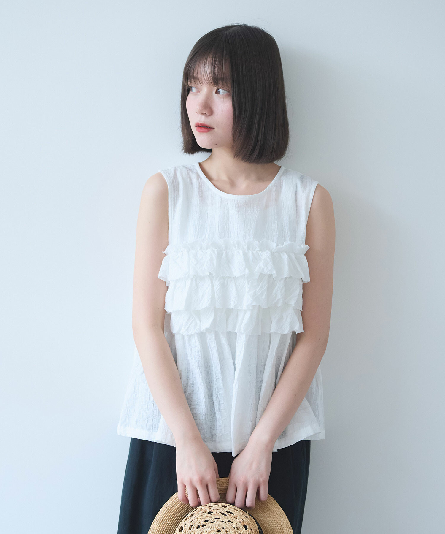 AMBIDEX Store 【予約販売】○ レノクロス frill ベスト(F シロ