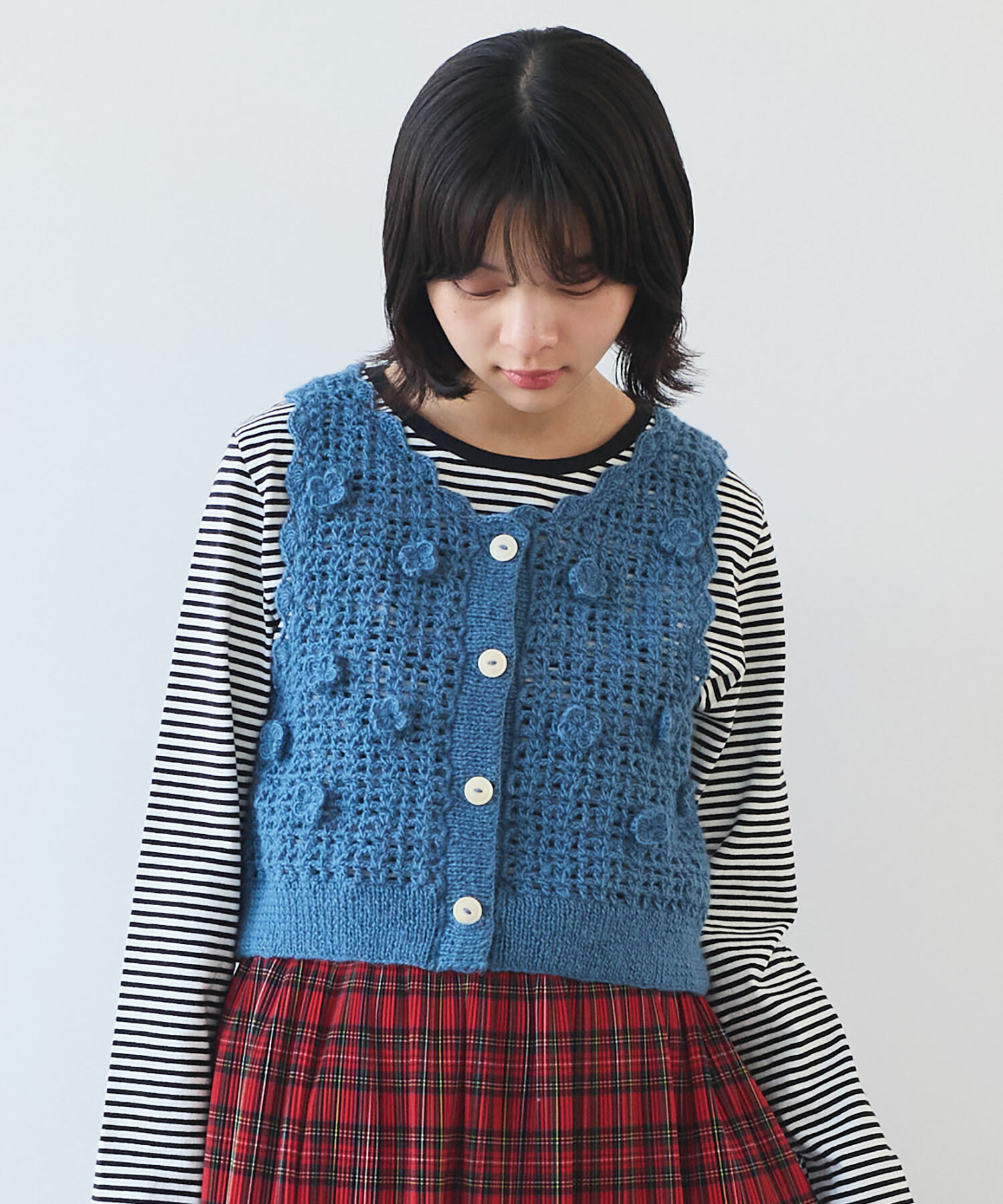 Y2304 ナイン産 ハビビアン 手織 6La ウール100% 206×125㎝ Y2304 ナイン産 ハビビアン 手織 6La ウール100% 206×125㎝