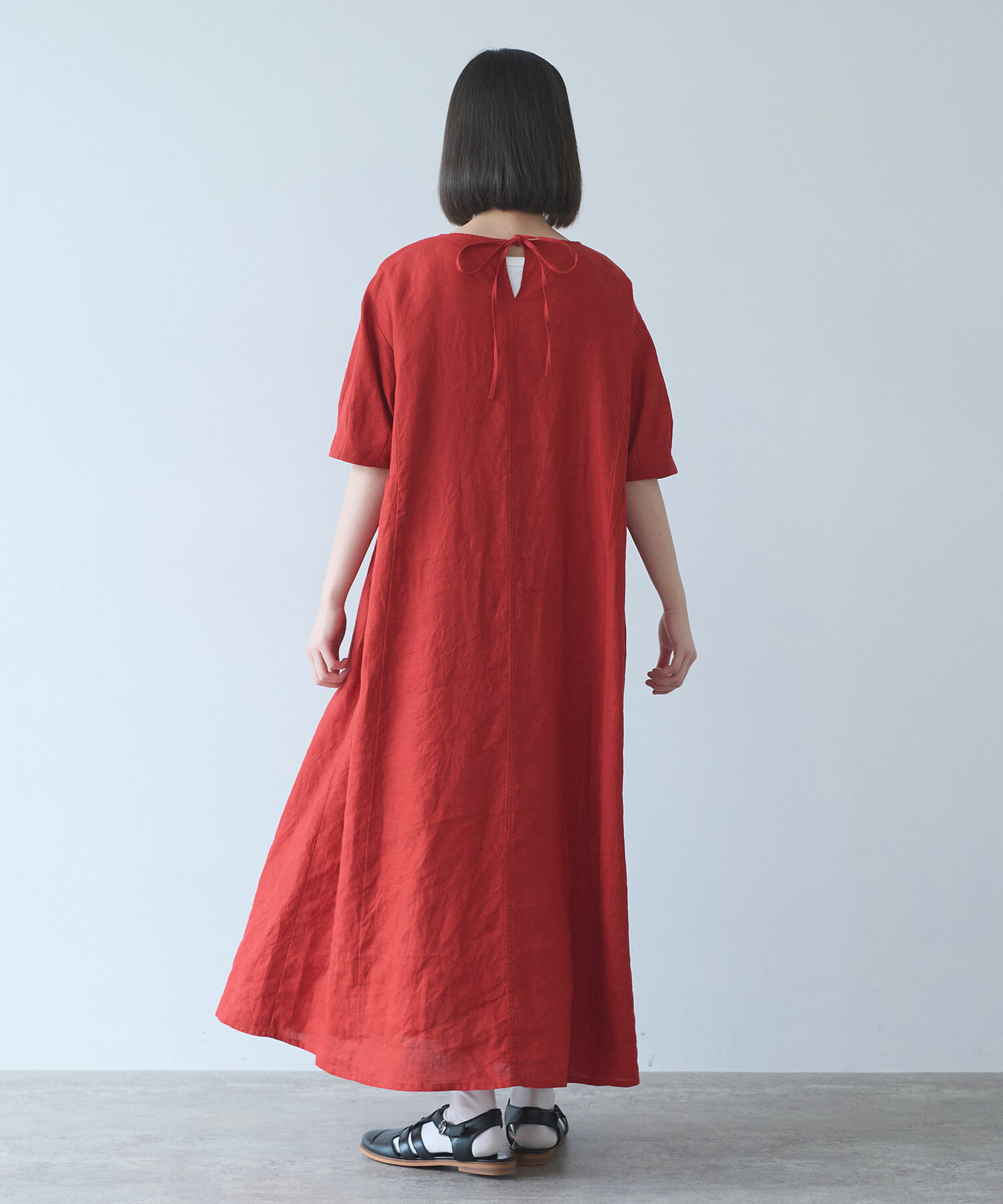 AMBIDEX Store 【予約販売】○ 40 / リネン pin tuck ワンピース(F AMBIDEX Store 【予約販売】○ 40 / リネン pin tuck ワンピース(F