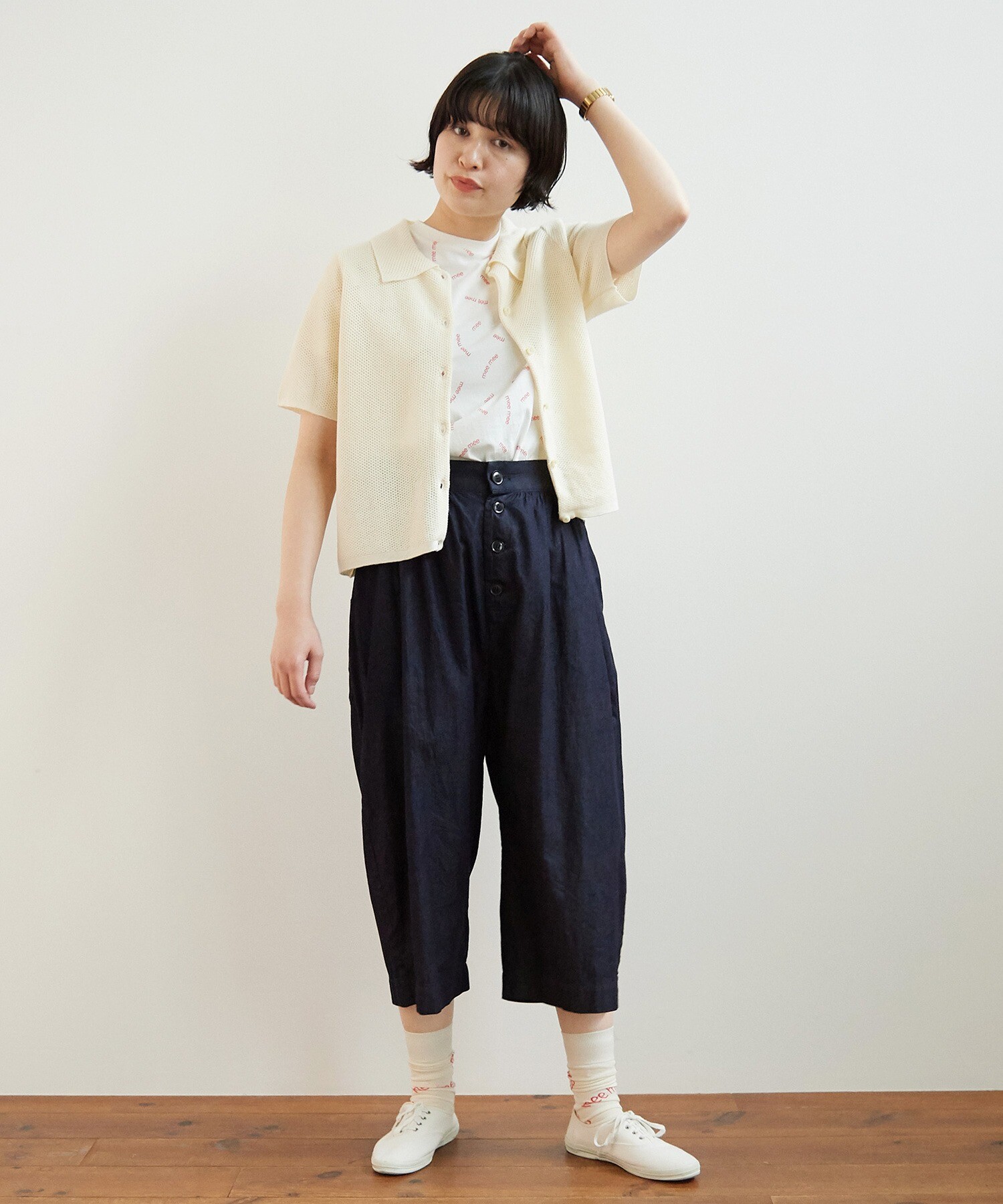 AMBIDEX Store 5.5OZ denim カボチャパンツ(F アオ): bulle de savon