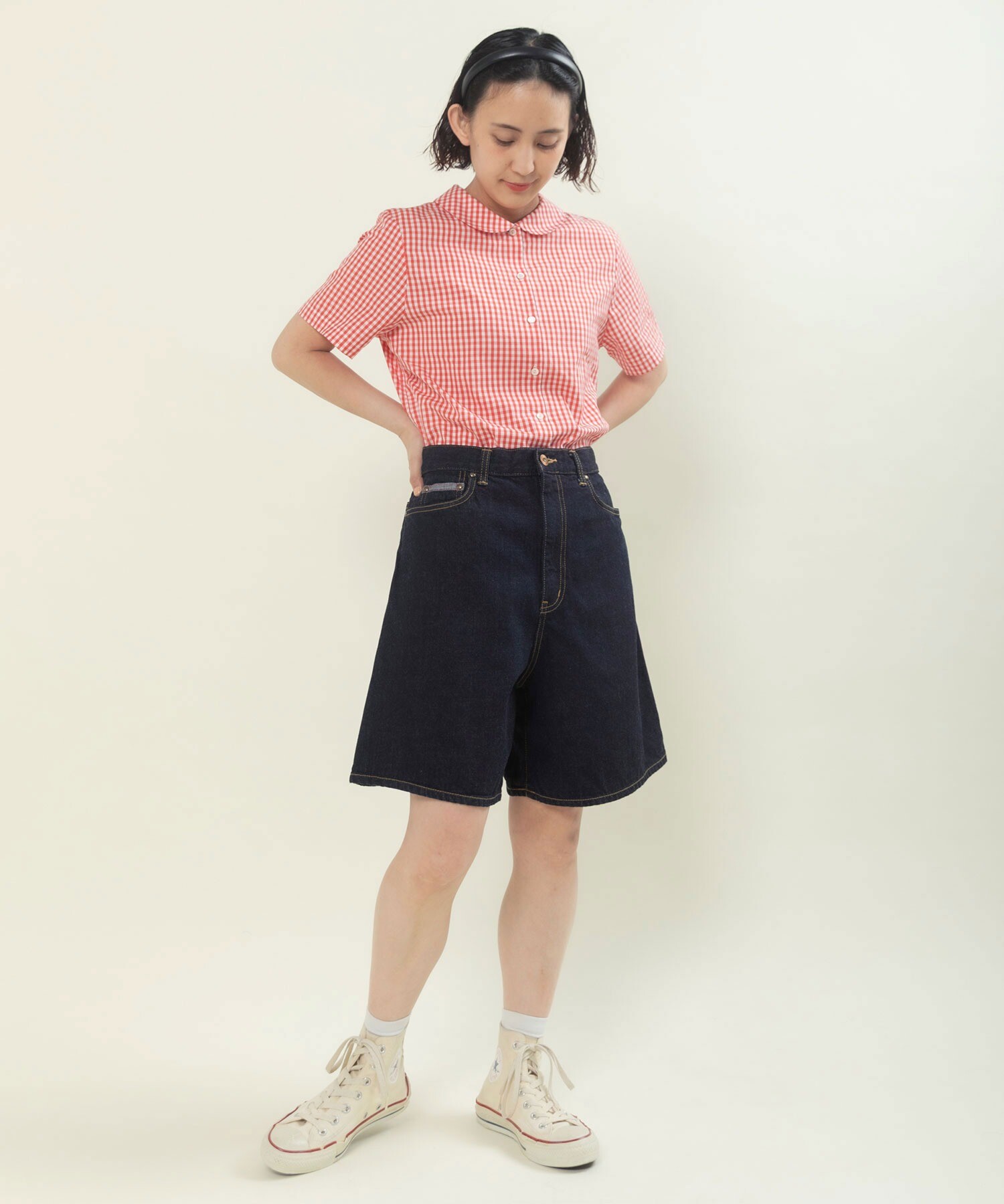 モデル:身長156cm/size36