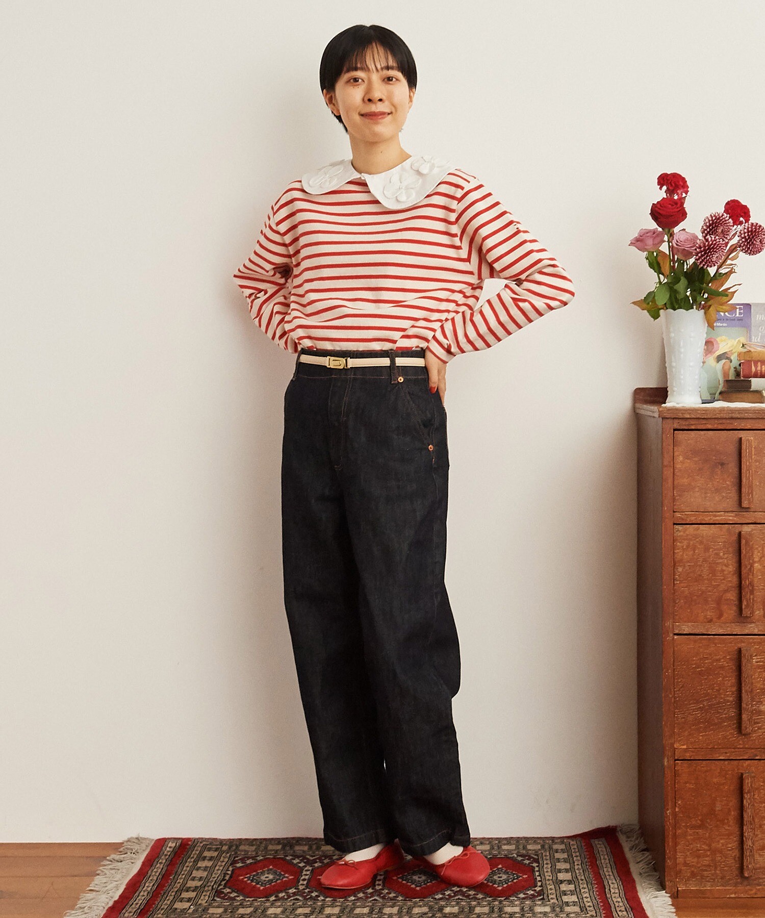 モデル:身長158cm サイズS