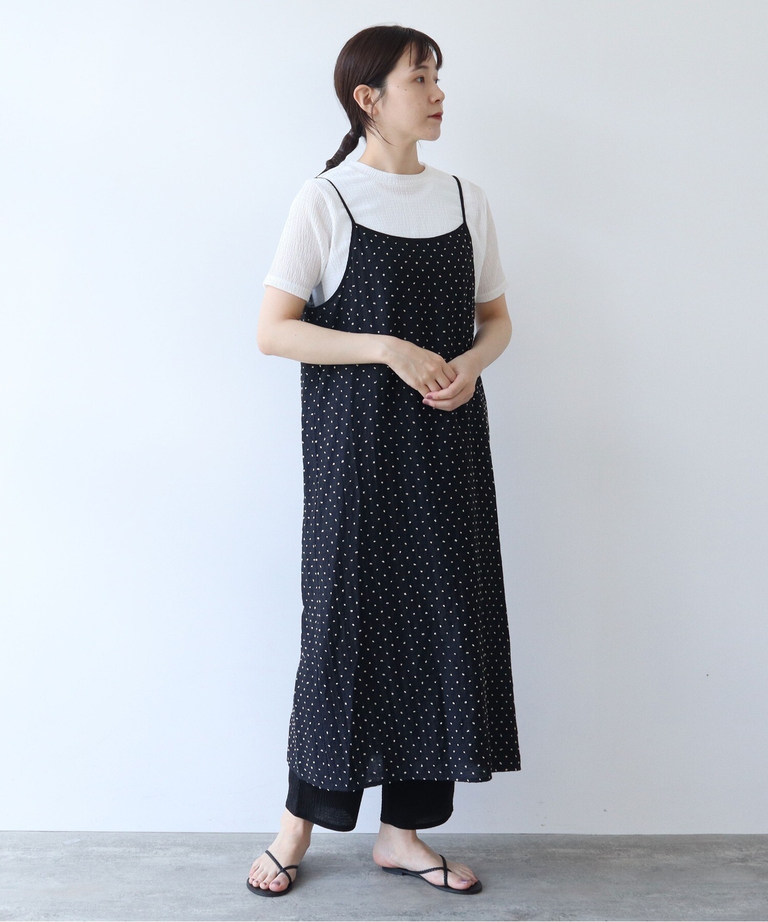 AMBIDEX Store コットンポリエステル シャーリングハーフスリーブT  