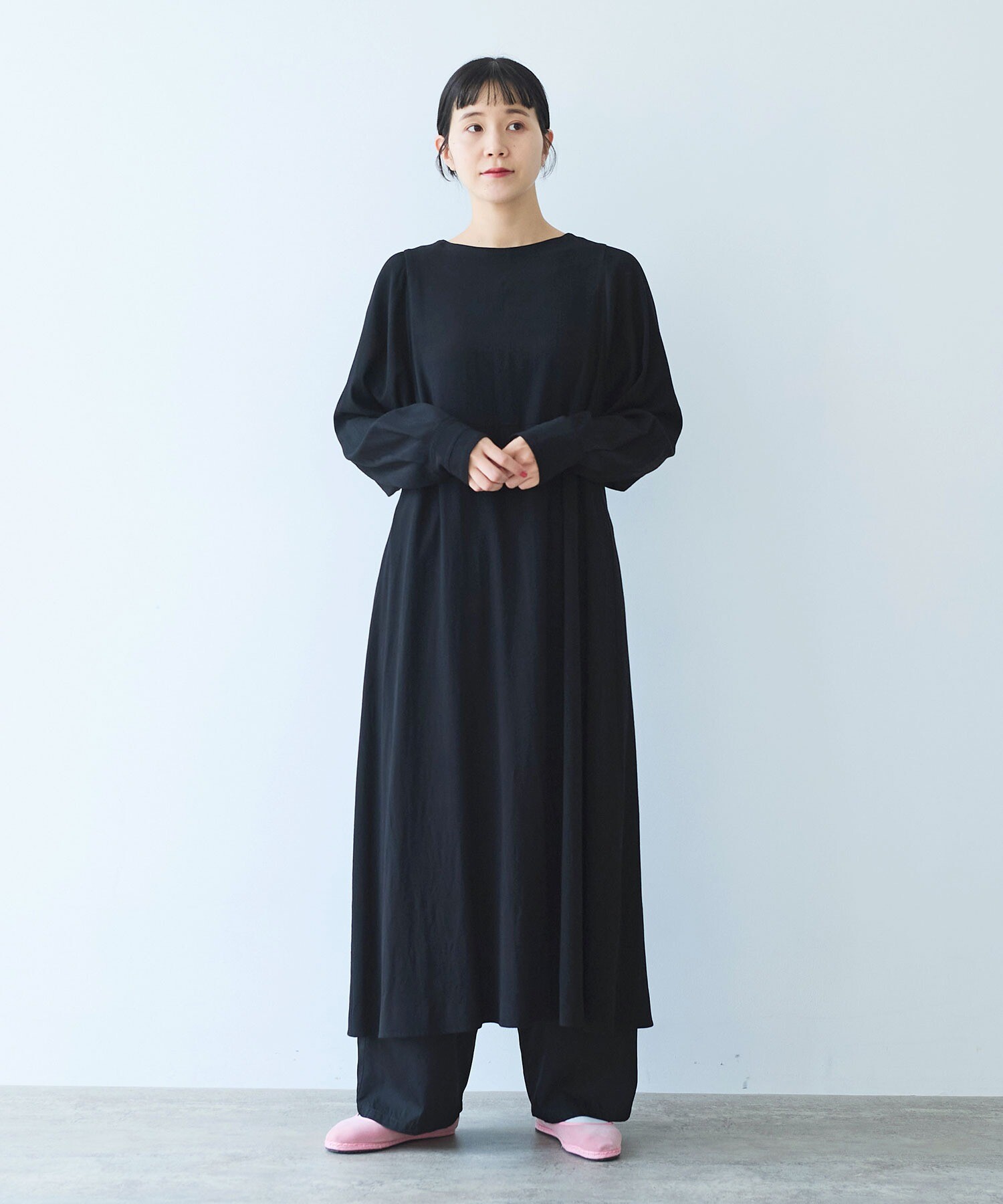 wandmee ワンピース　未使用 カップ付きサーマルアメスリワンピース（ワンピース）｜andme