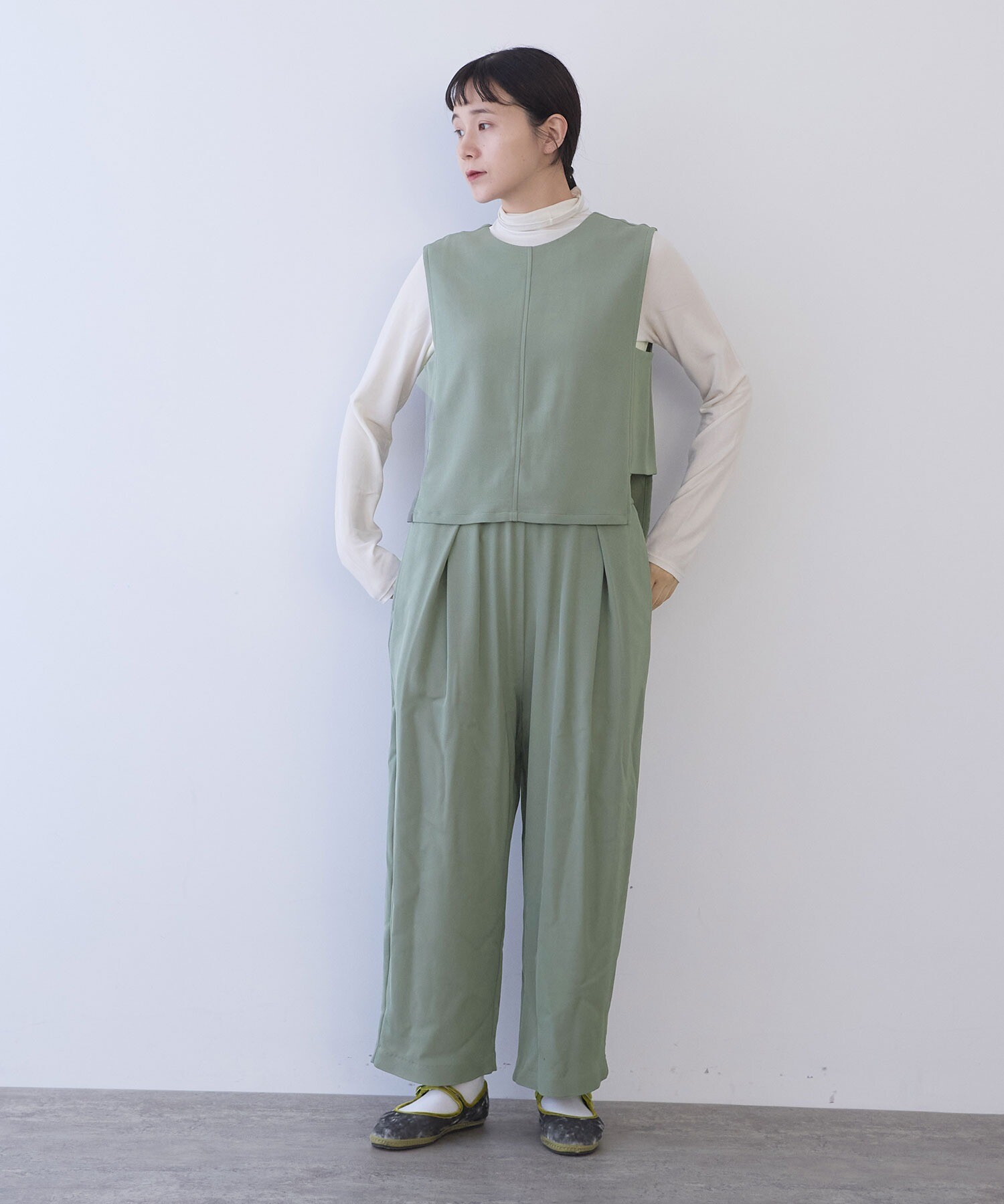 AMBIDEX Store ○レーヨンウール gum tack パンツ(F コン): yuni