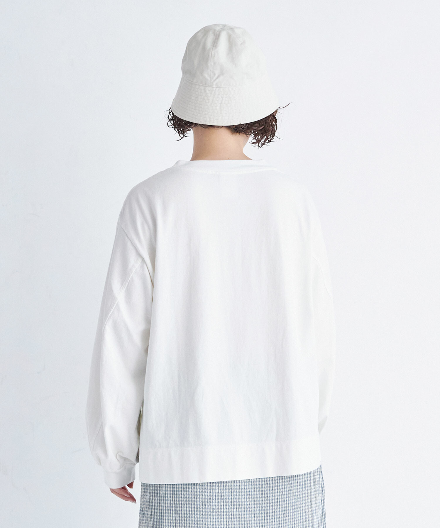 AMBIDEX Store ○MESH HEM プルオーバー(F WHITE): FLAT-cic-HATENA