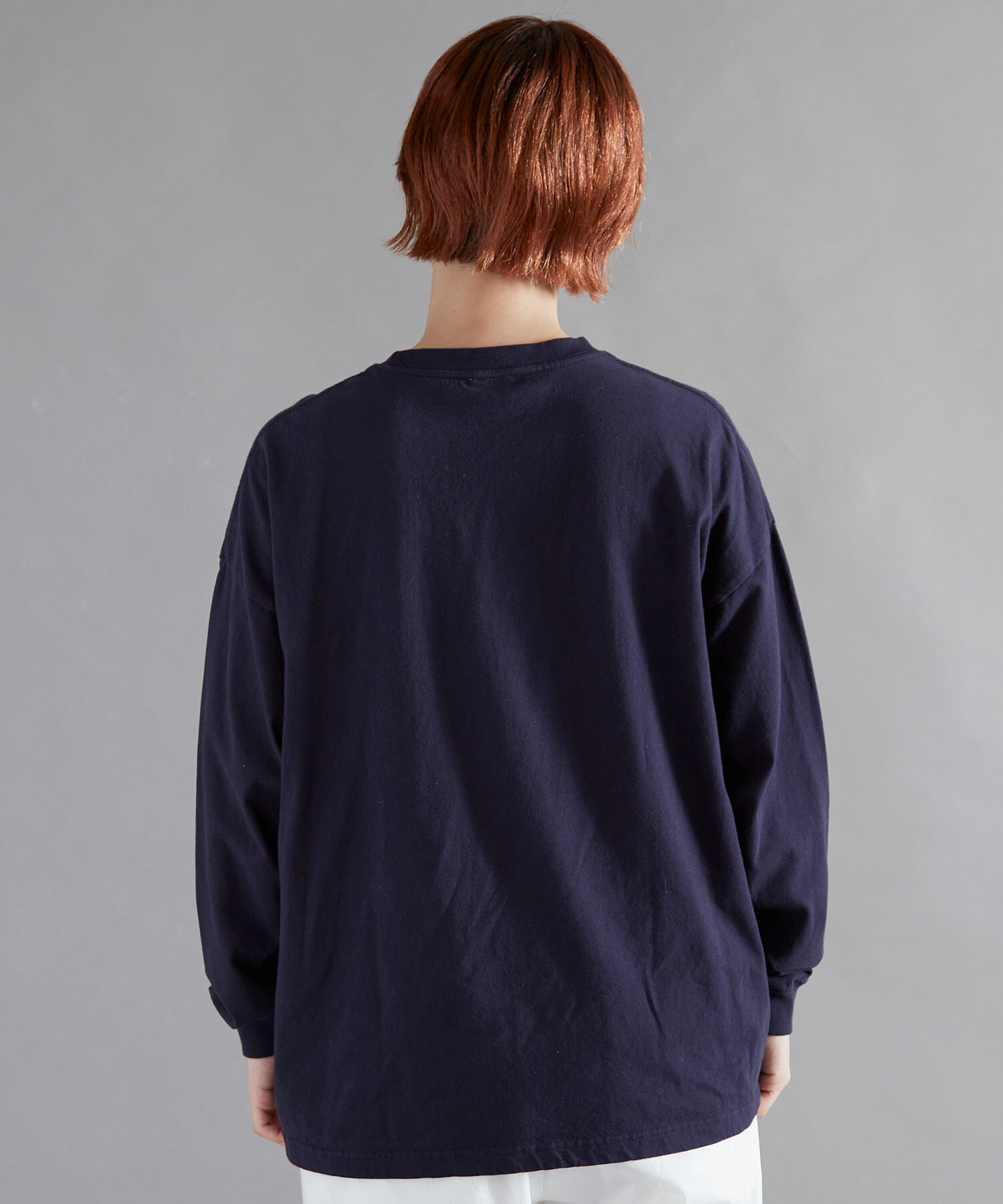 AMBIDEX Store ○PAPER COLLAGE 3stone Tシャツ(F NAVY): FLAT-cic-HATENA