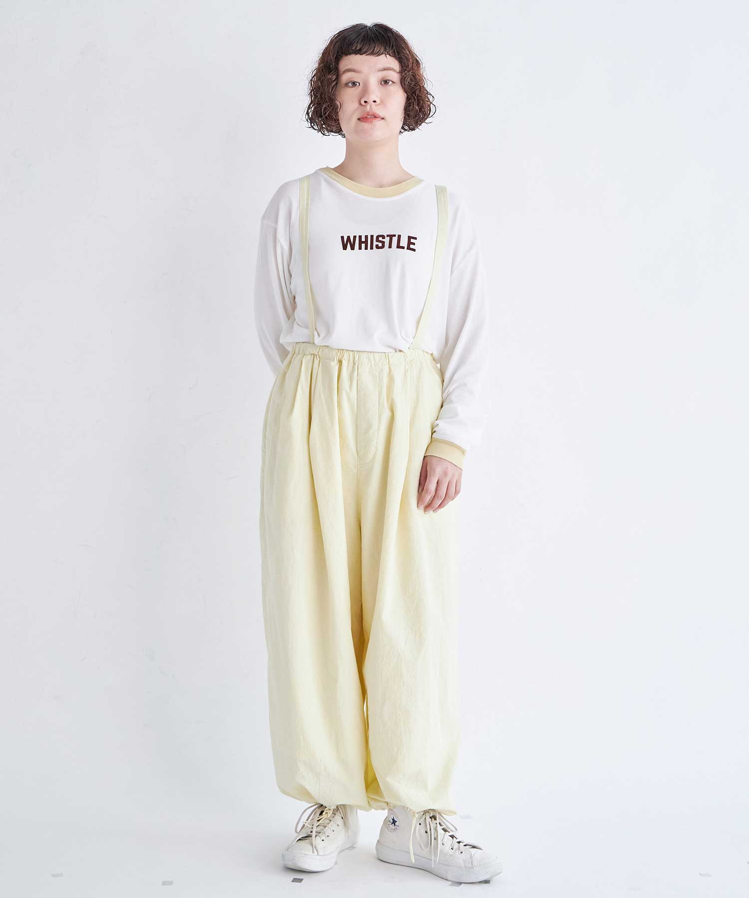 AMBIDEX Store ○ORGANIC LIP-STOP parachute パンツ(F BLACK
