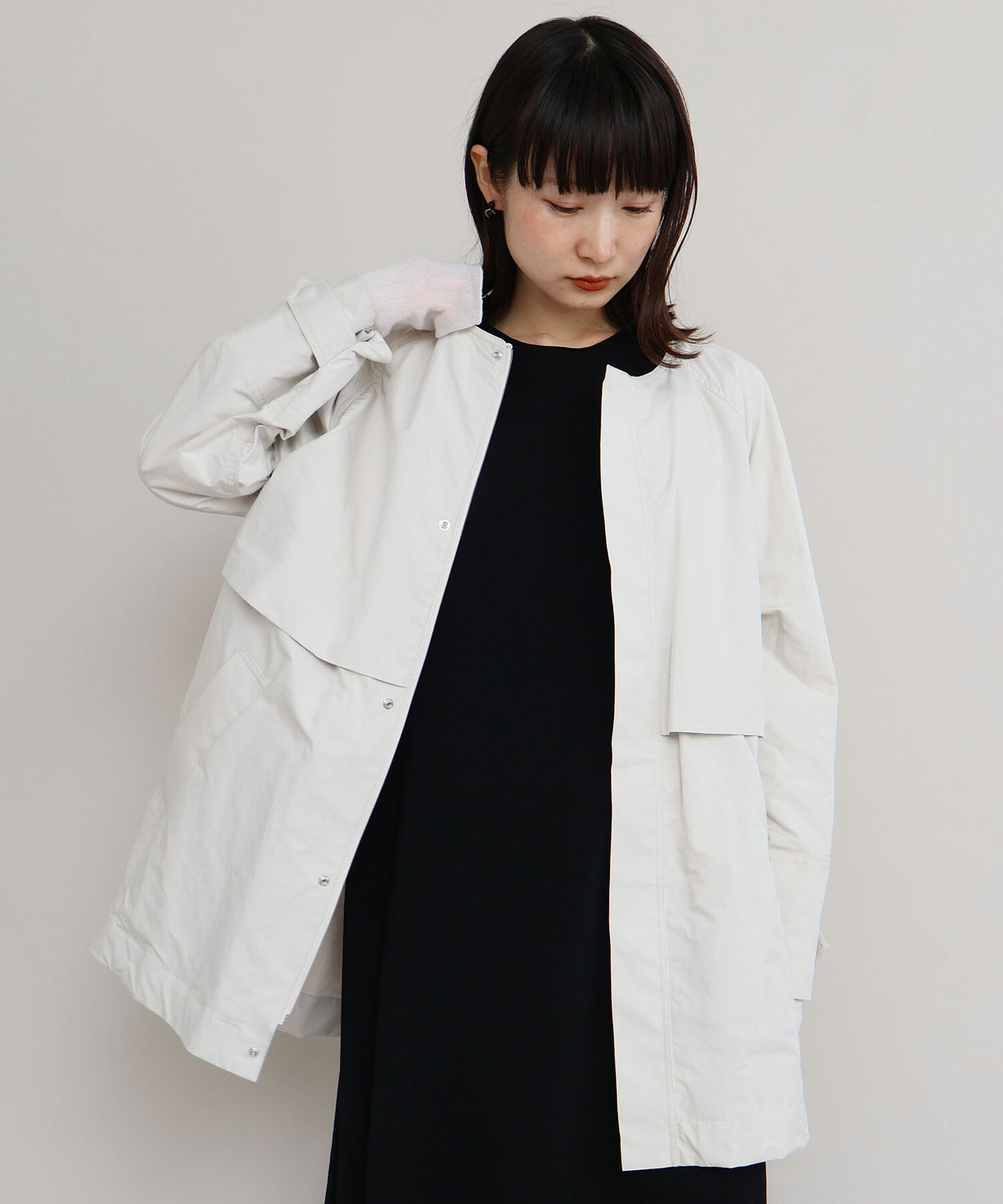 ビット付きブークレショートコート ビット付ショートダッフル／コート｜allamanda(アラマンダ) 公式