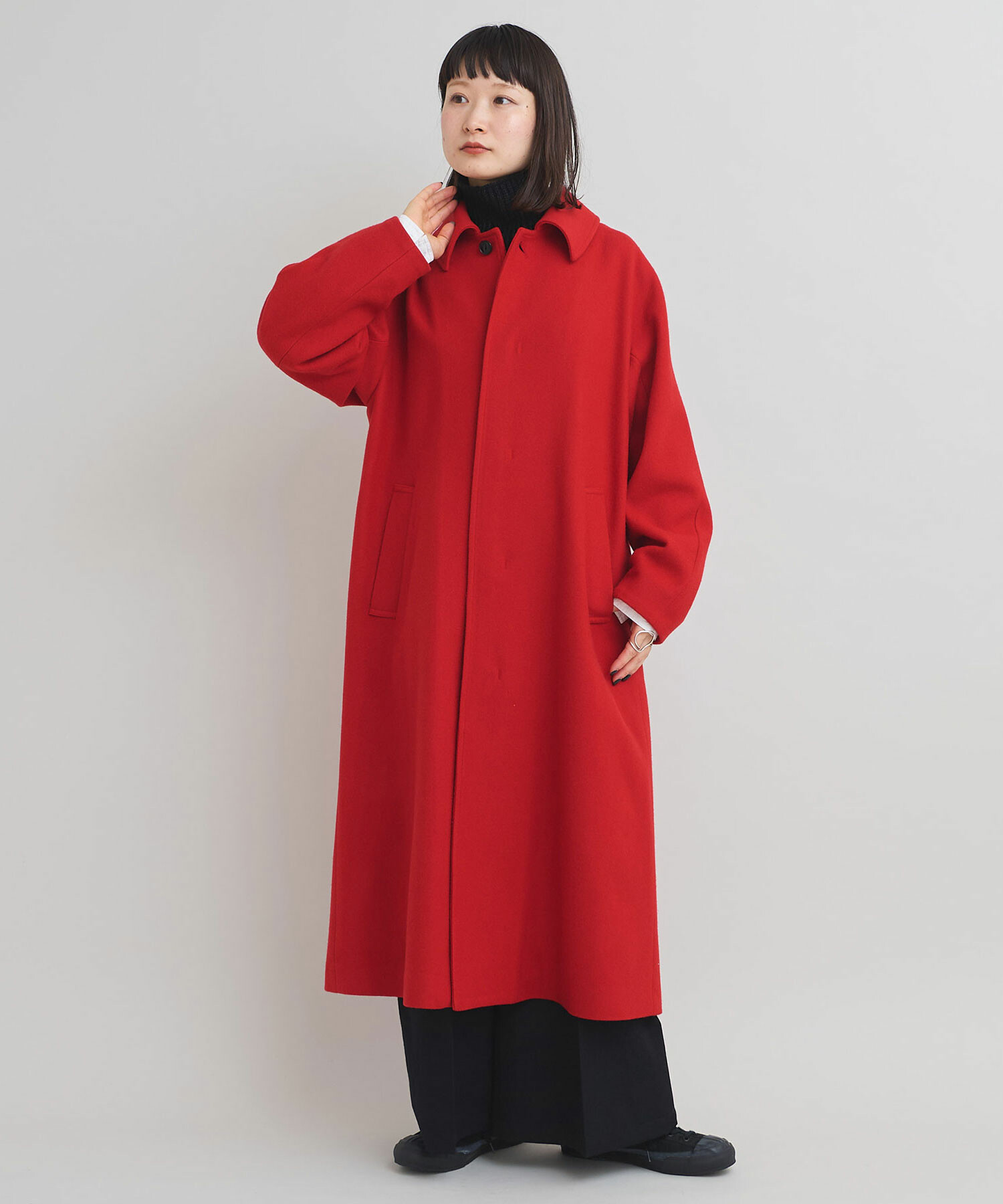 AMBIDEX Store ウールカシミアシャルムビーバー/ウールメルトン ステン