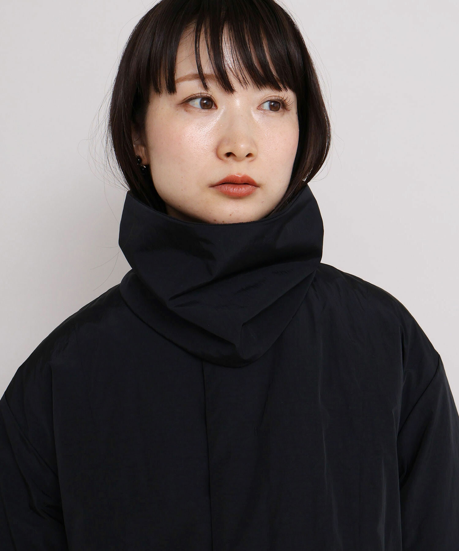 AMBIDEX Store 〇ナイロンタフタ流し染め ネックウォーマー(F グレー): iki