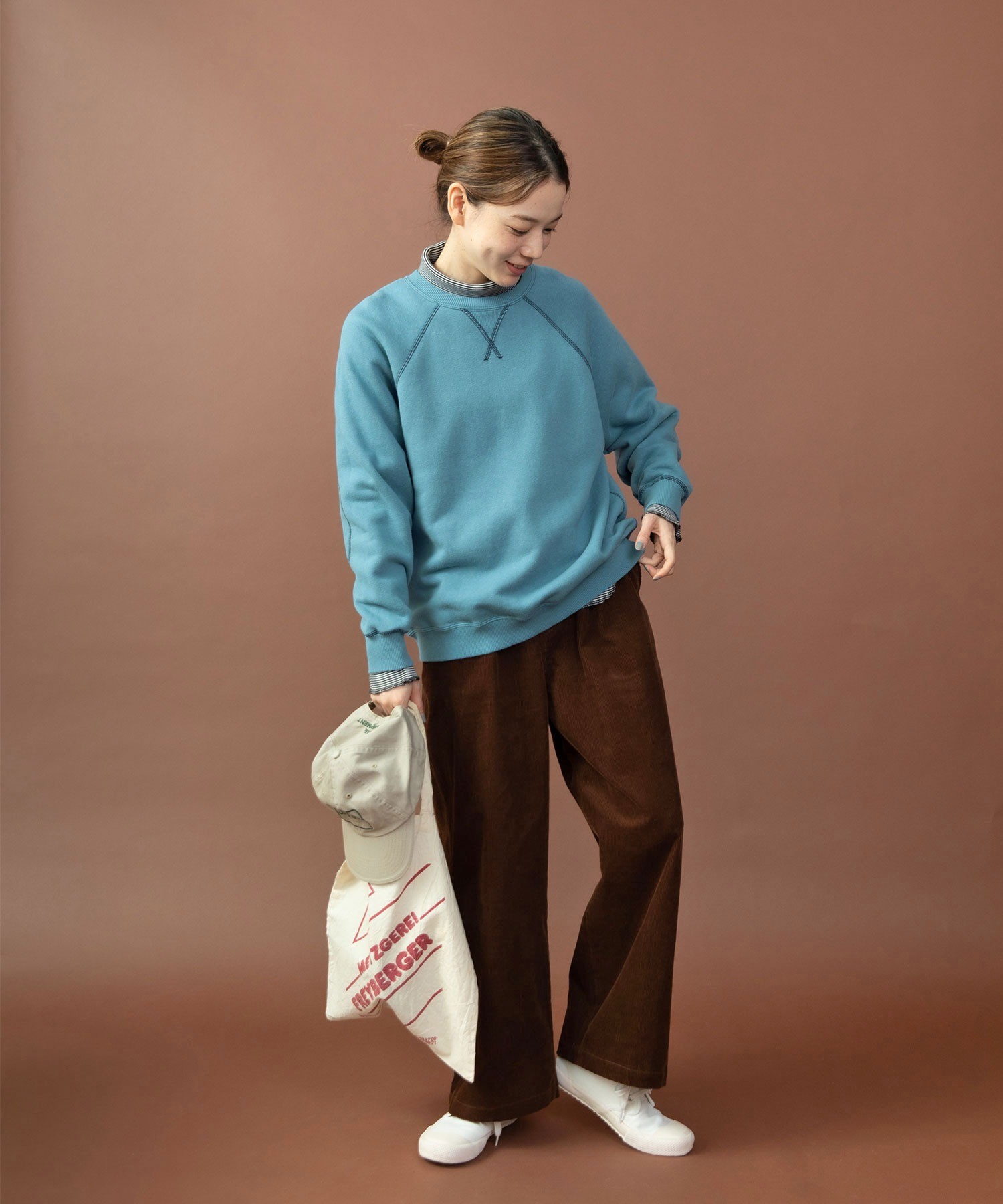 BECOME TREE / スウェット/2/コットン/GRY/プリント/BTUW-24-T02 AMBIDEX Store ○リサイクルコットン裏毛スウェット(F キナリ): PAR ICI