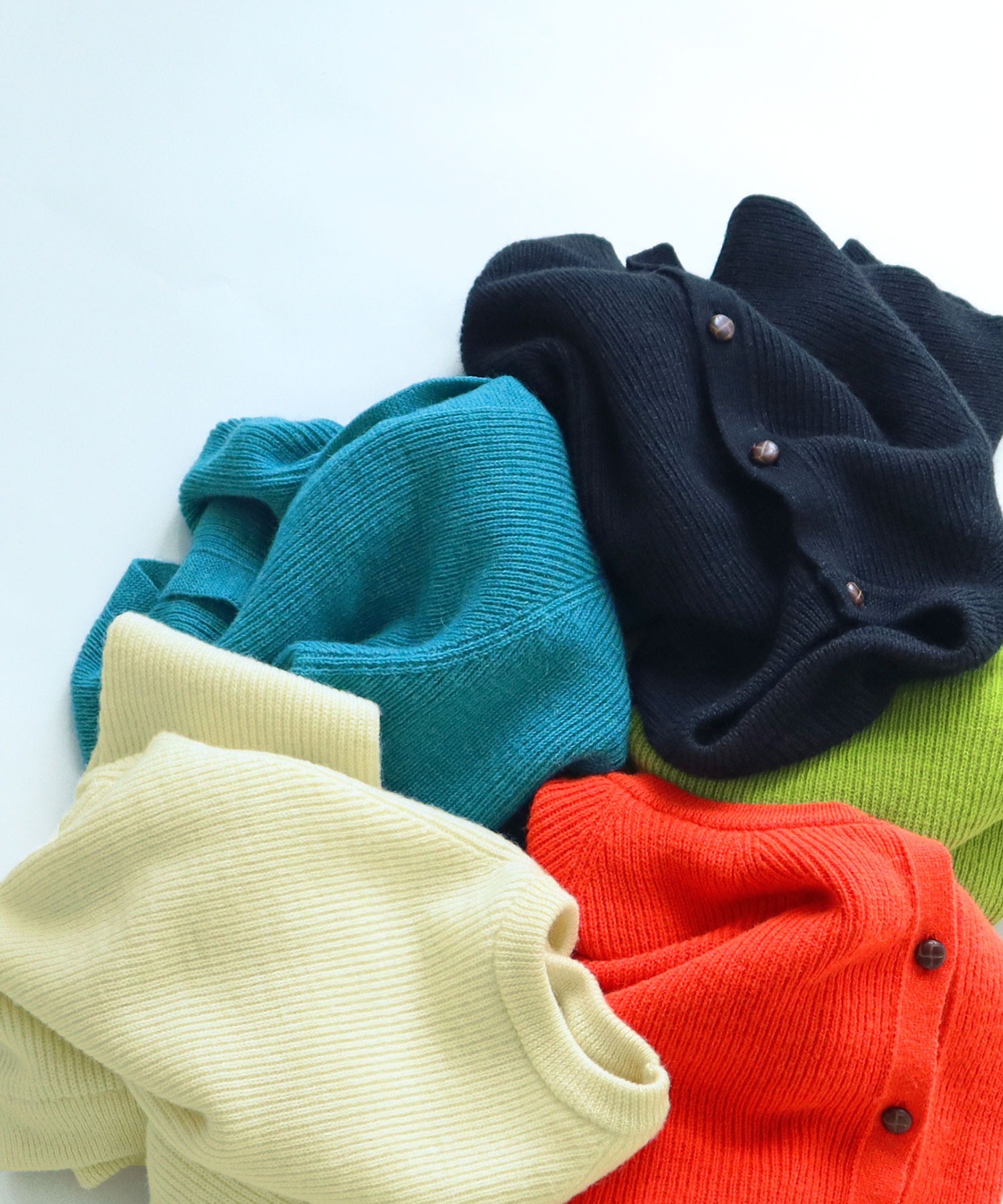 AMBIDEX Store 【予約販売】○BRITISH WOOL 片畦ニット
