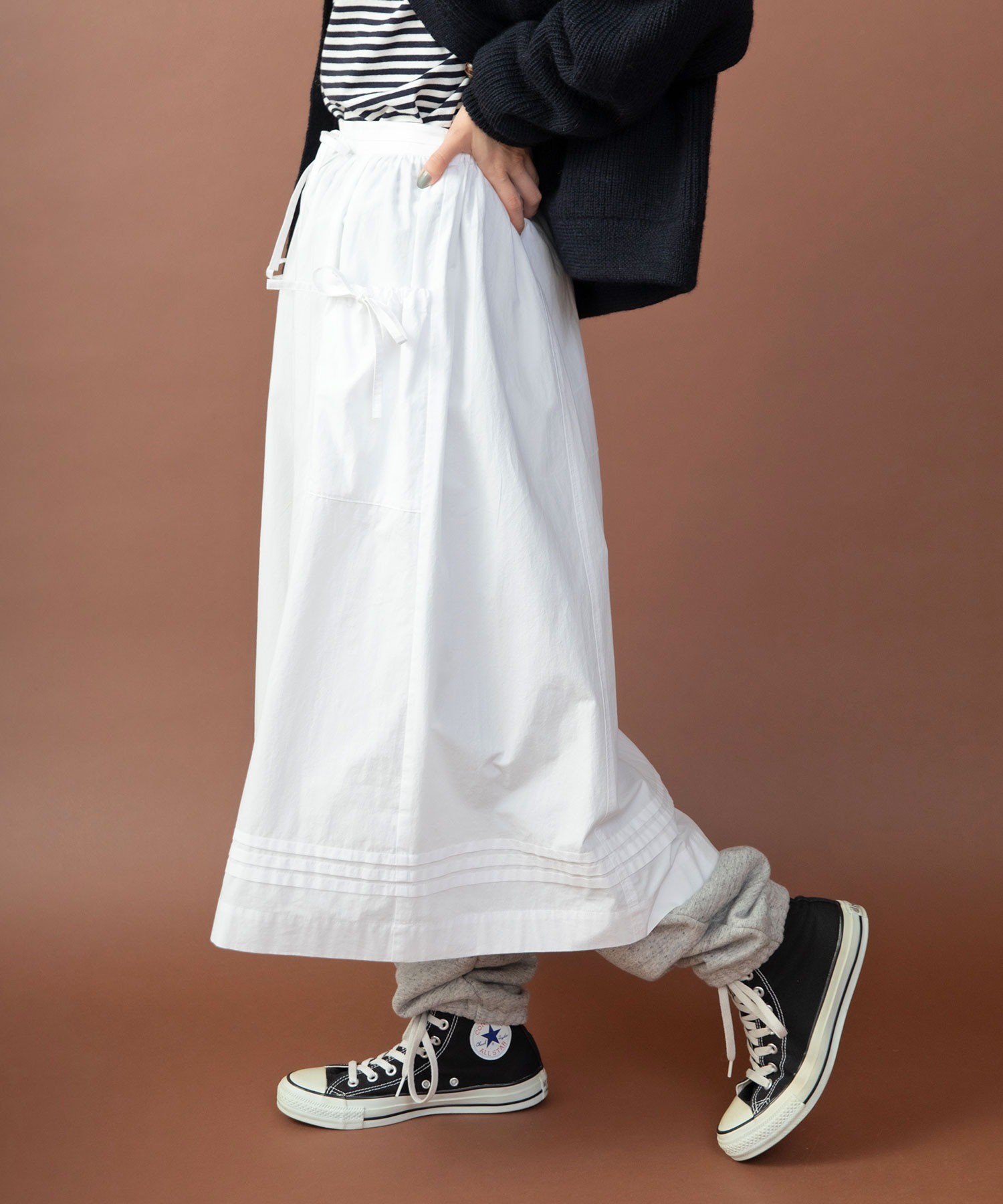 ゆいｑ AMBIDEX Store 【予約販売】△○グランジウォッシュ エプロン風