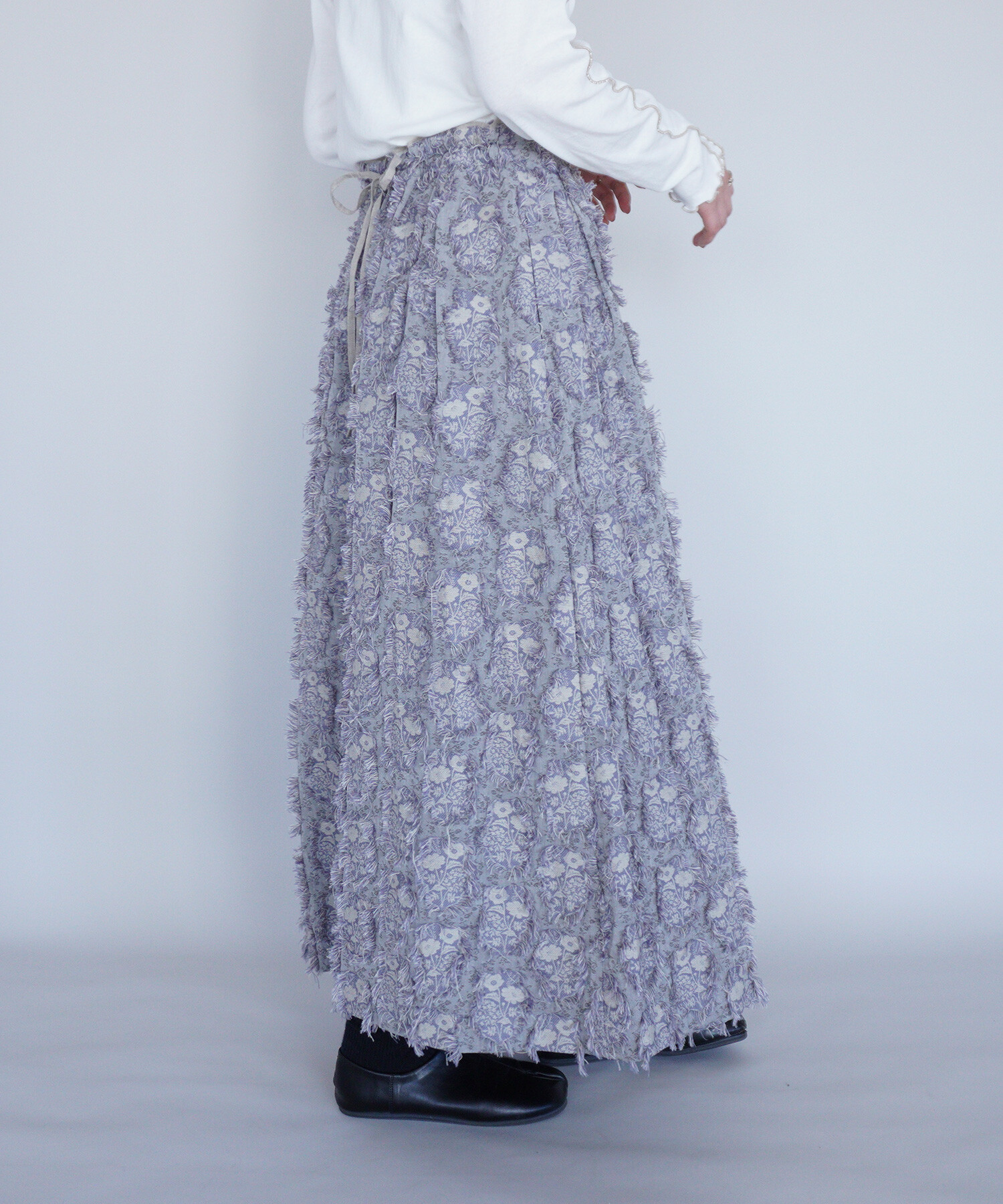 AMBIDEX Store 【予約販売】〇花野風jacquard スカート(F グレー