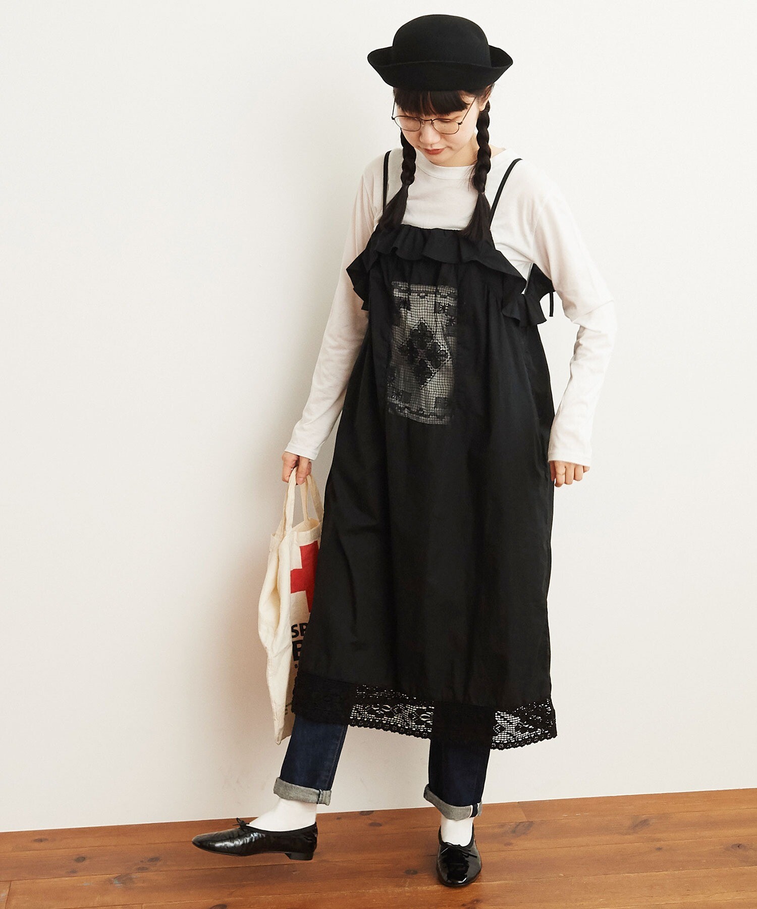 AMBIDEX Store ○Tuscany lace apron dress(F クロ): l'atelier du savon