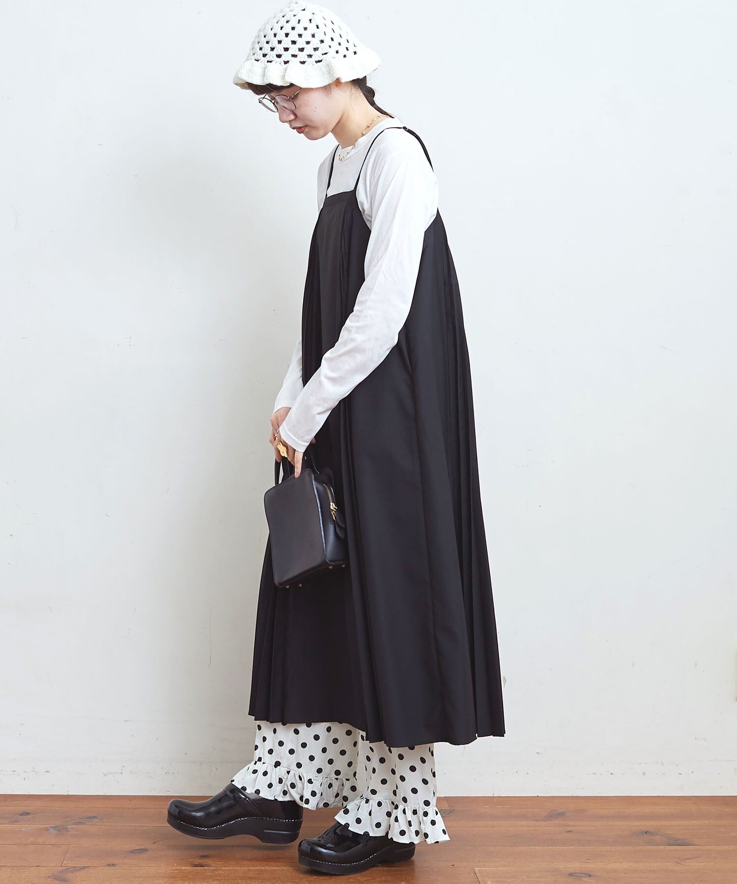 AMBIDEX Store _chic umbrella cami ワンピース(F クロ): l'atelier du savon