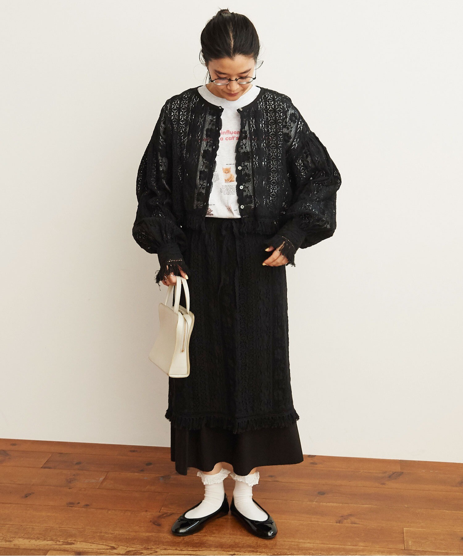AMBIDEX Store △○Carol apron skirt(F シロ): l'atelier du savon