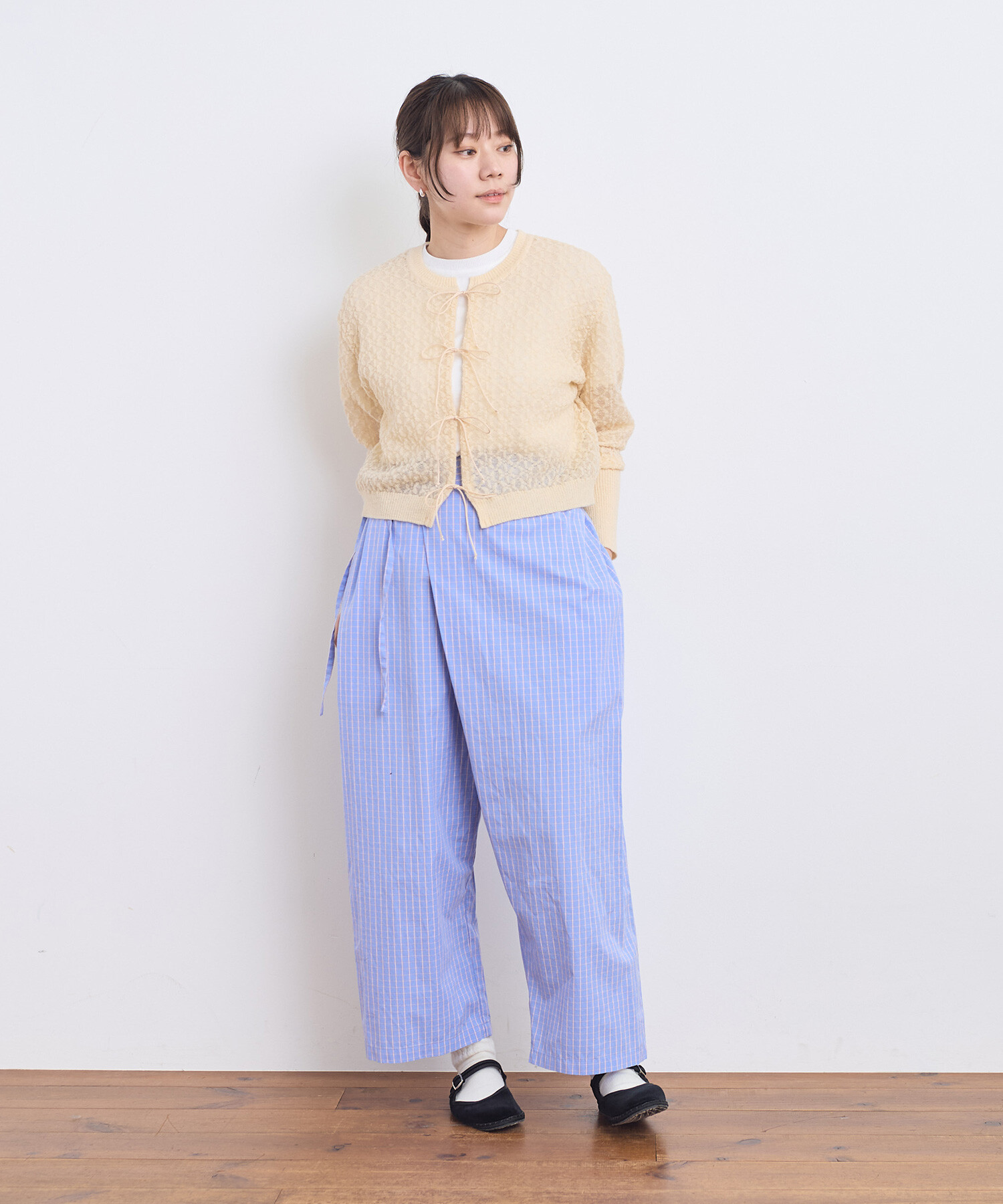 2点おまとめ NOKO OHNO プリーツ リボン カーディガン 42 NOKO-OHNO ノコオーノ プリーツ ジャケット カーディガン 40 美