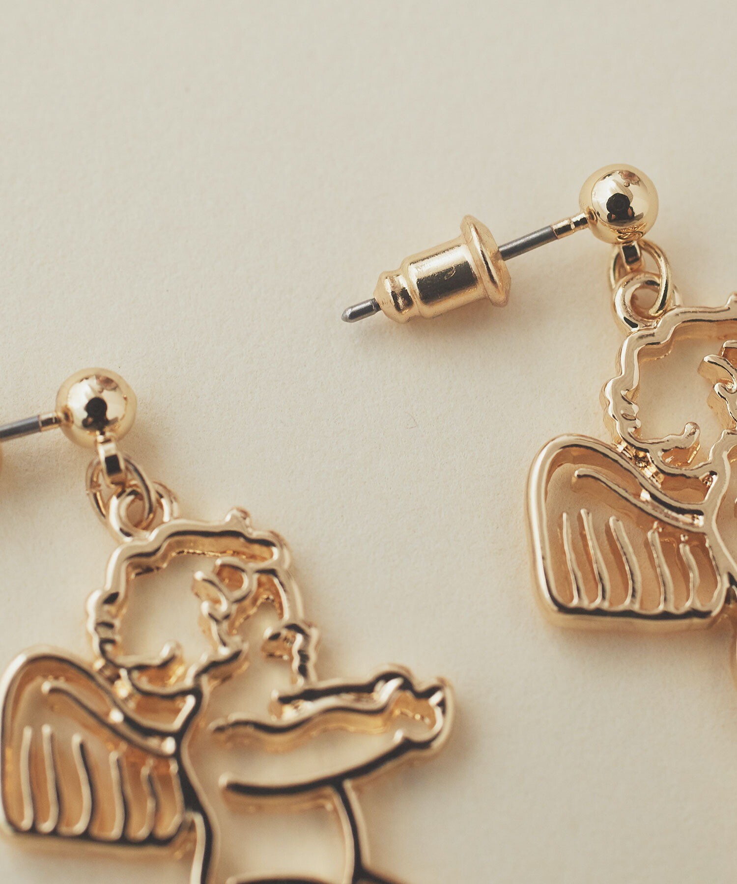 AMBIDEX Store ANGEL CHARM earring / pierce(F イヤリング): l 