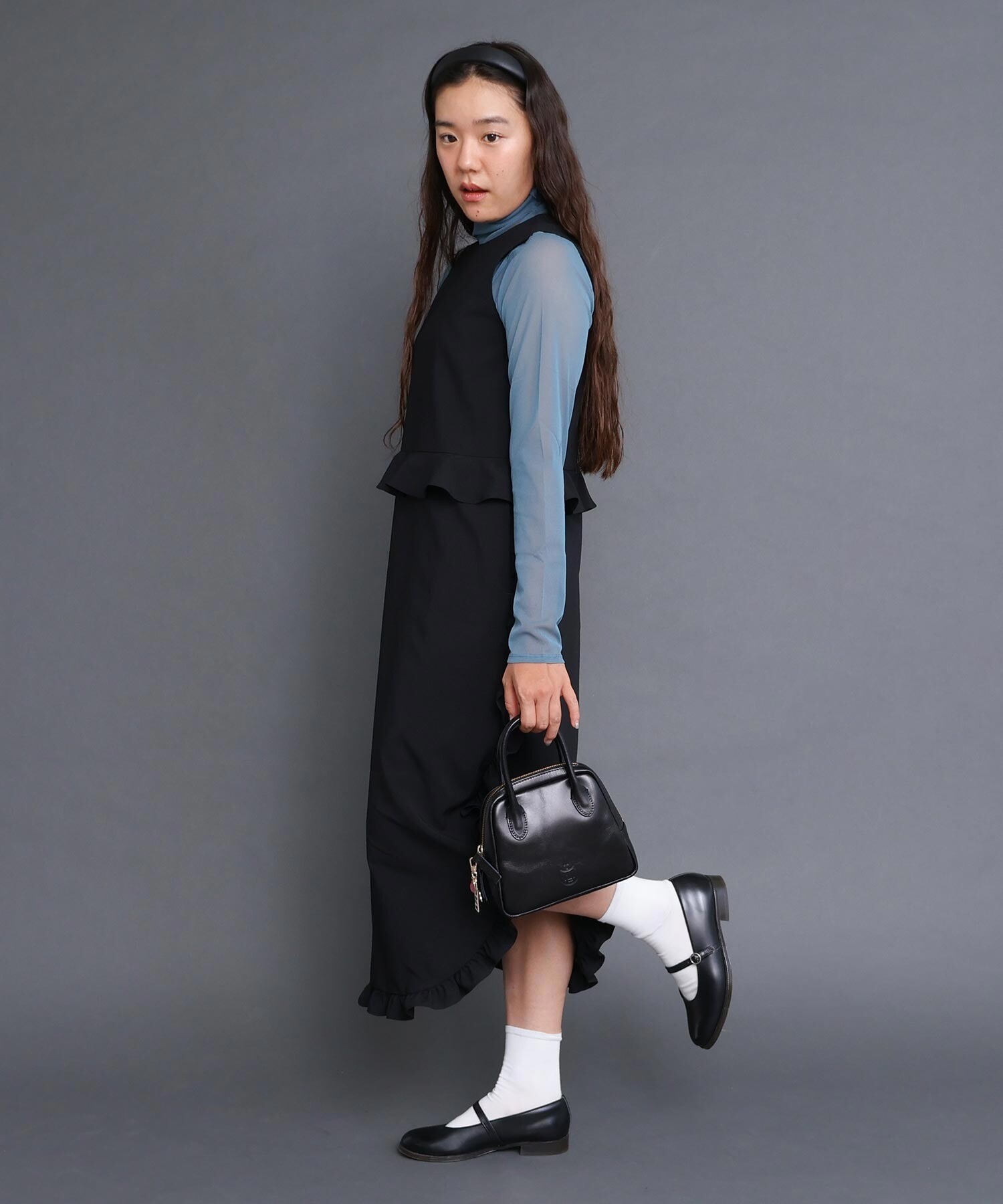 AMBIDEX Store SHELL FRILL peplum ドレス(F クロ): l'atelier du savon