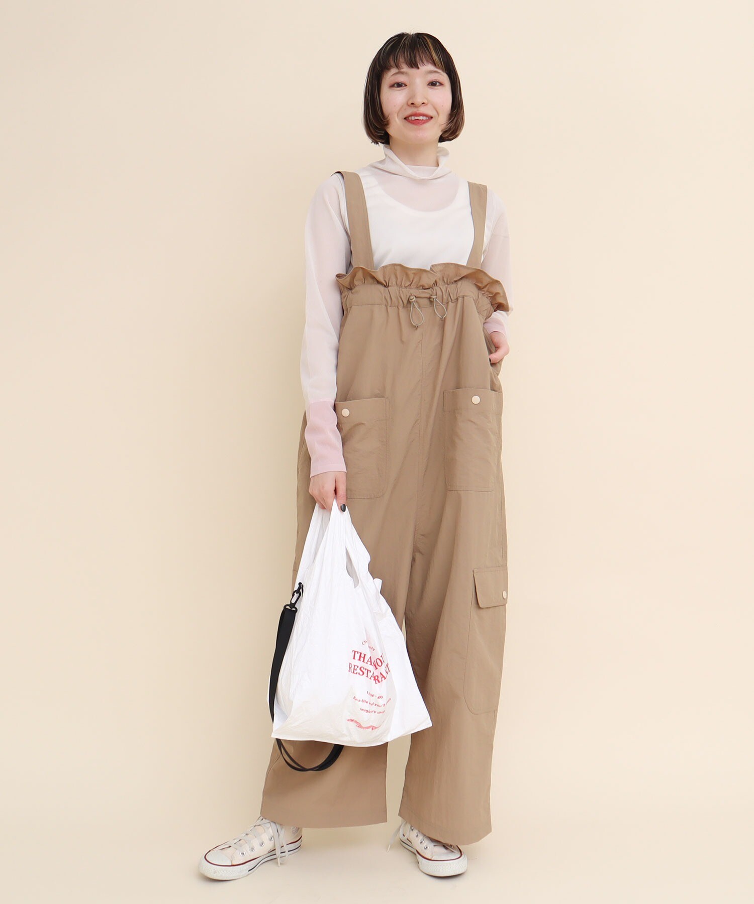 AMBIDEX Store ○○NYLON pocket overall(F キナリ): l'atelier du savon