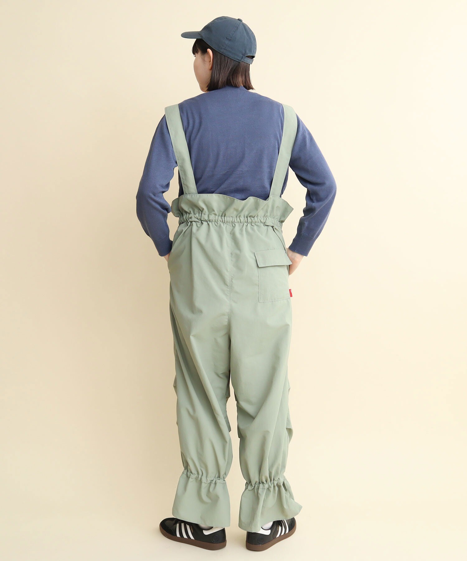AMBIDEX Store 【予約販売】○NYLON TAFFETA gather frill snow pants