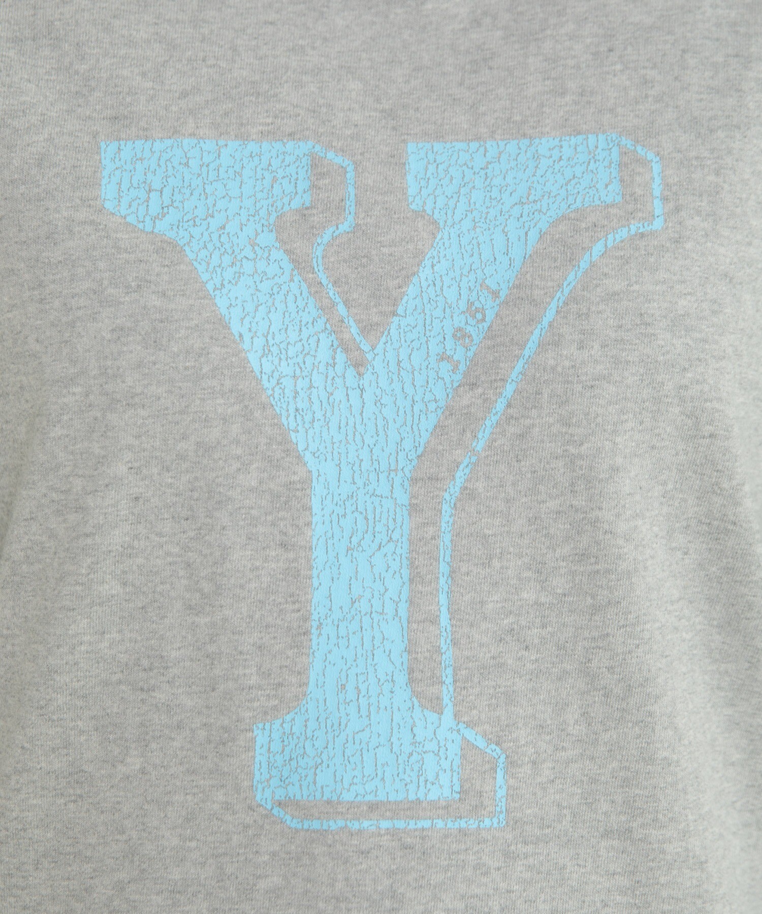16/-空紡糸天竺 Yacht/ヨットロゴプリント ロンT