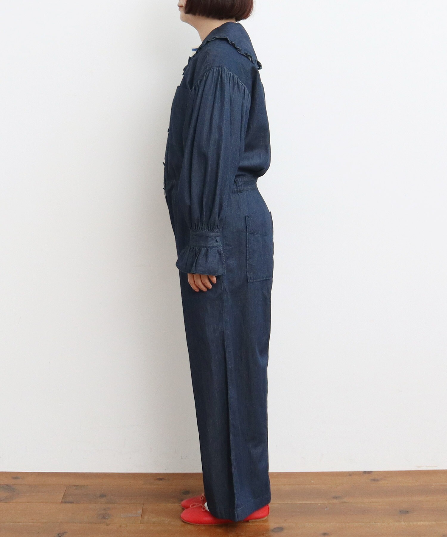 Dan & Shaileneさま確認用 AMBIDEX Store ○ライトオンスデニム フリルセーラージャンプ