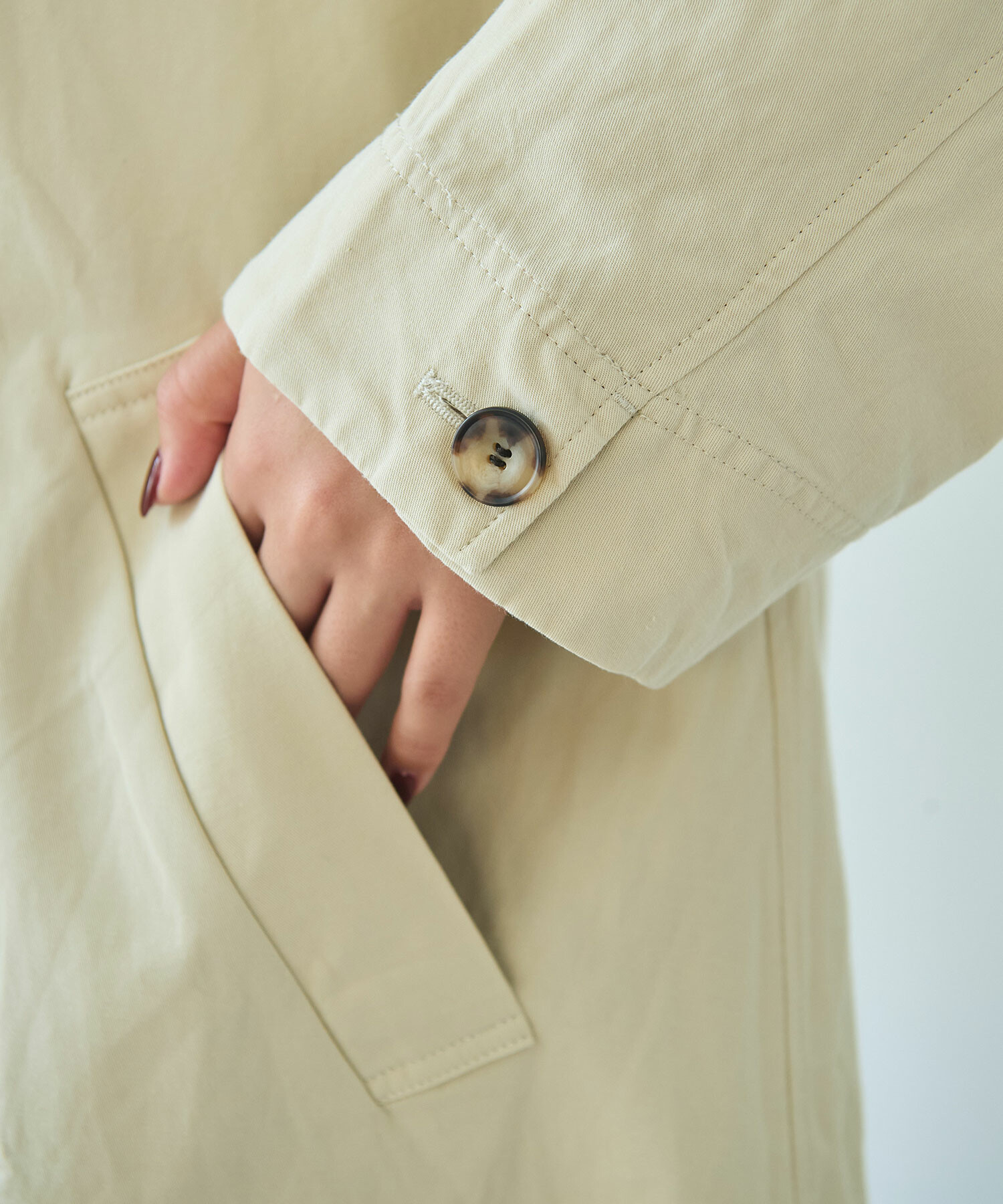 AMBIDEX Store △〇 強撚コットン / リネン ツイル ナチュラル