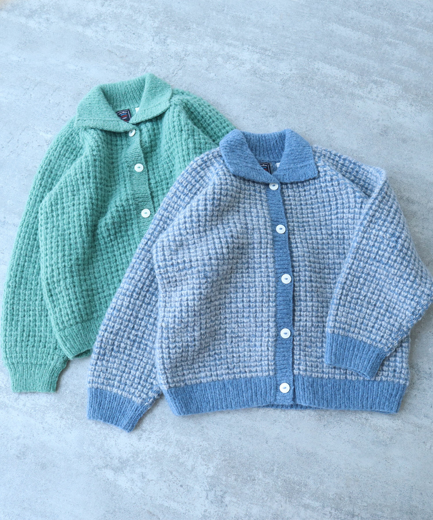 AMBIDEX Store 〇 ネパール ハンドニット ウール / ナイロン ワッフル