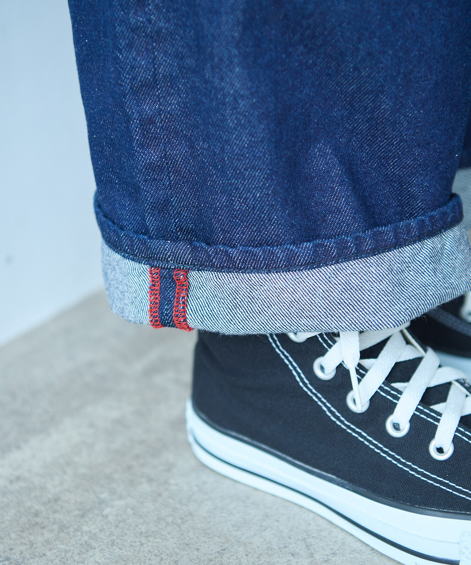 AMBIDEX Store △〇 11oz denim ストレートパンツ(M サックス