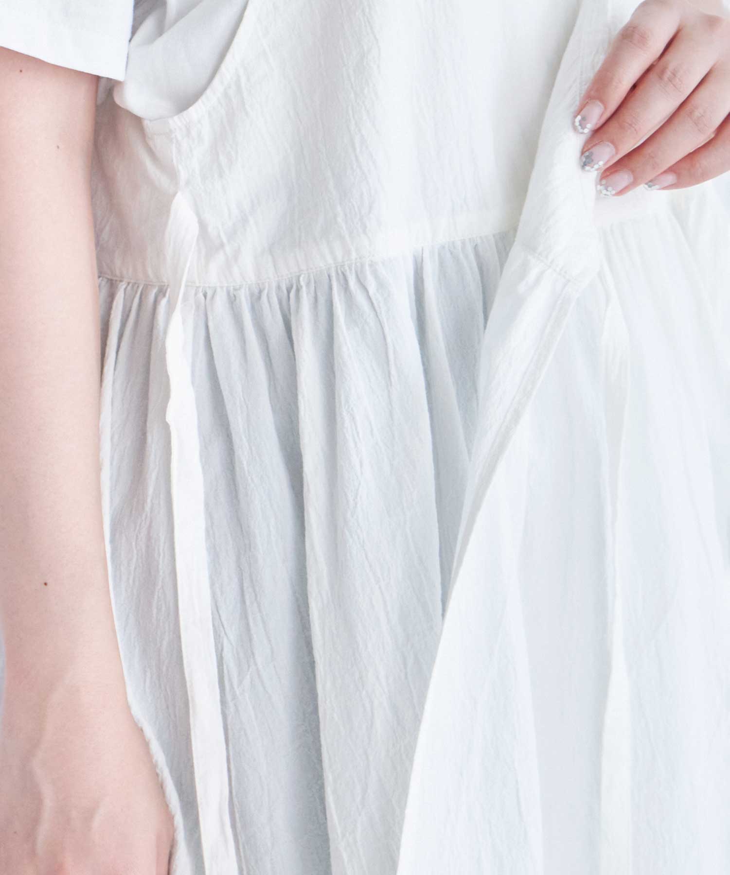 AMBIDEX Store ○強撚POPLIN キャミブラウス(F BLUE): FLAT-cic
