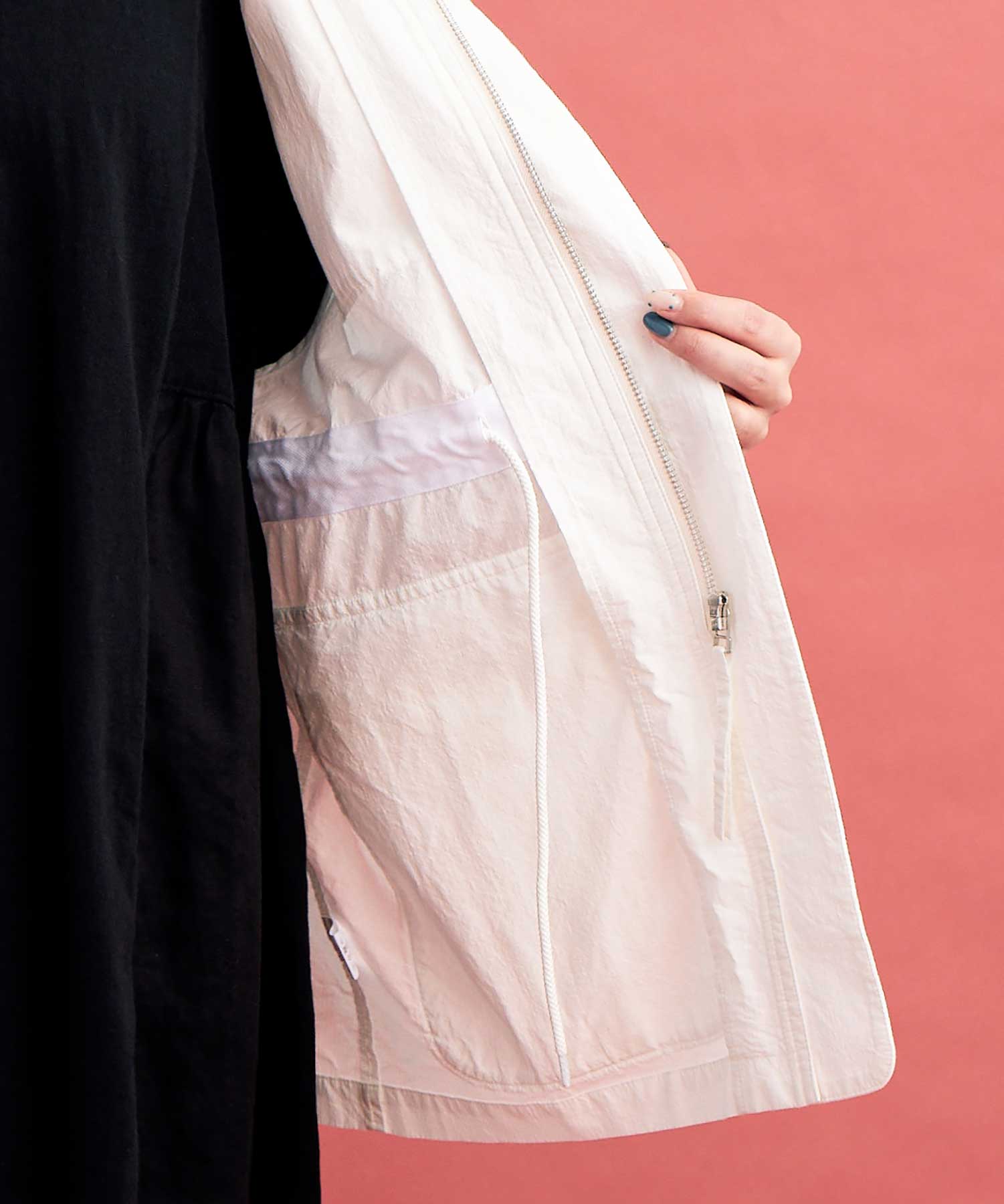 AMBIDEX Store ○ORGANIC LIP-STOP WORK ベスト(F OFF WHITE