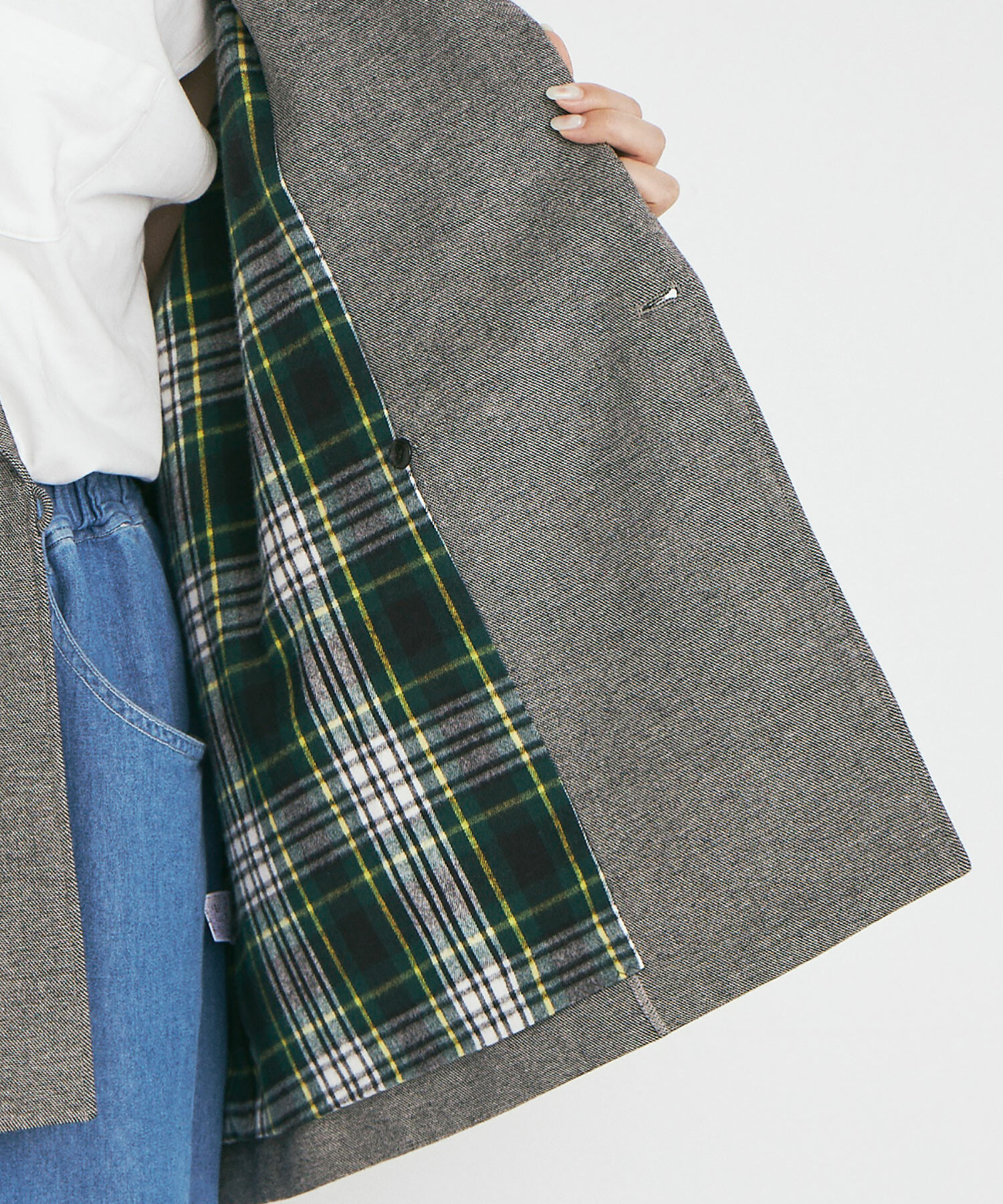 AMBIDEX Store ○POP TWEED PAPA W-ジャケット(F NAVY): buoybuoy