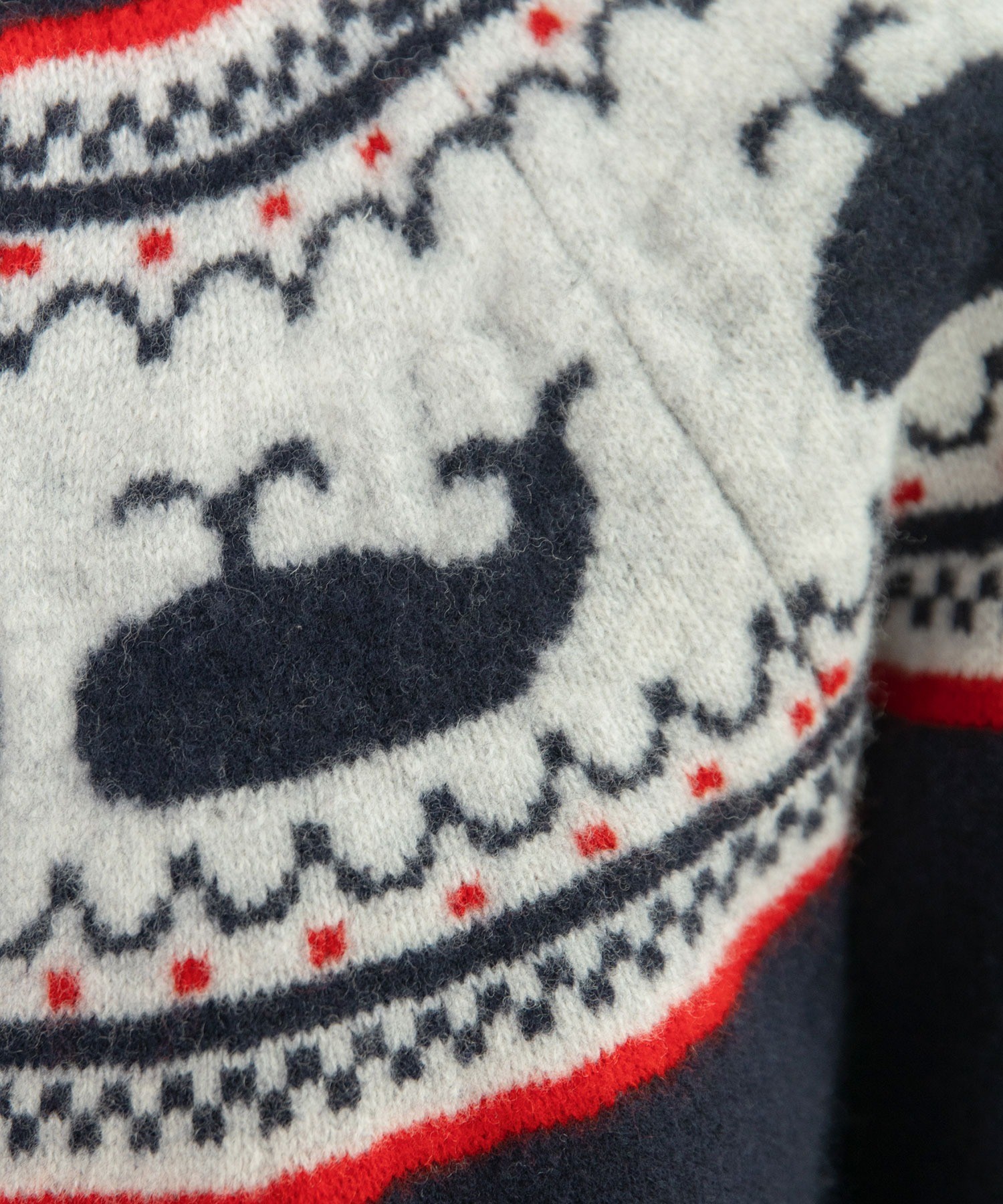 AMBIDEX Store △〇クジラジャカード 求心風2WAY カーディガン(F