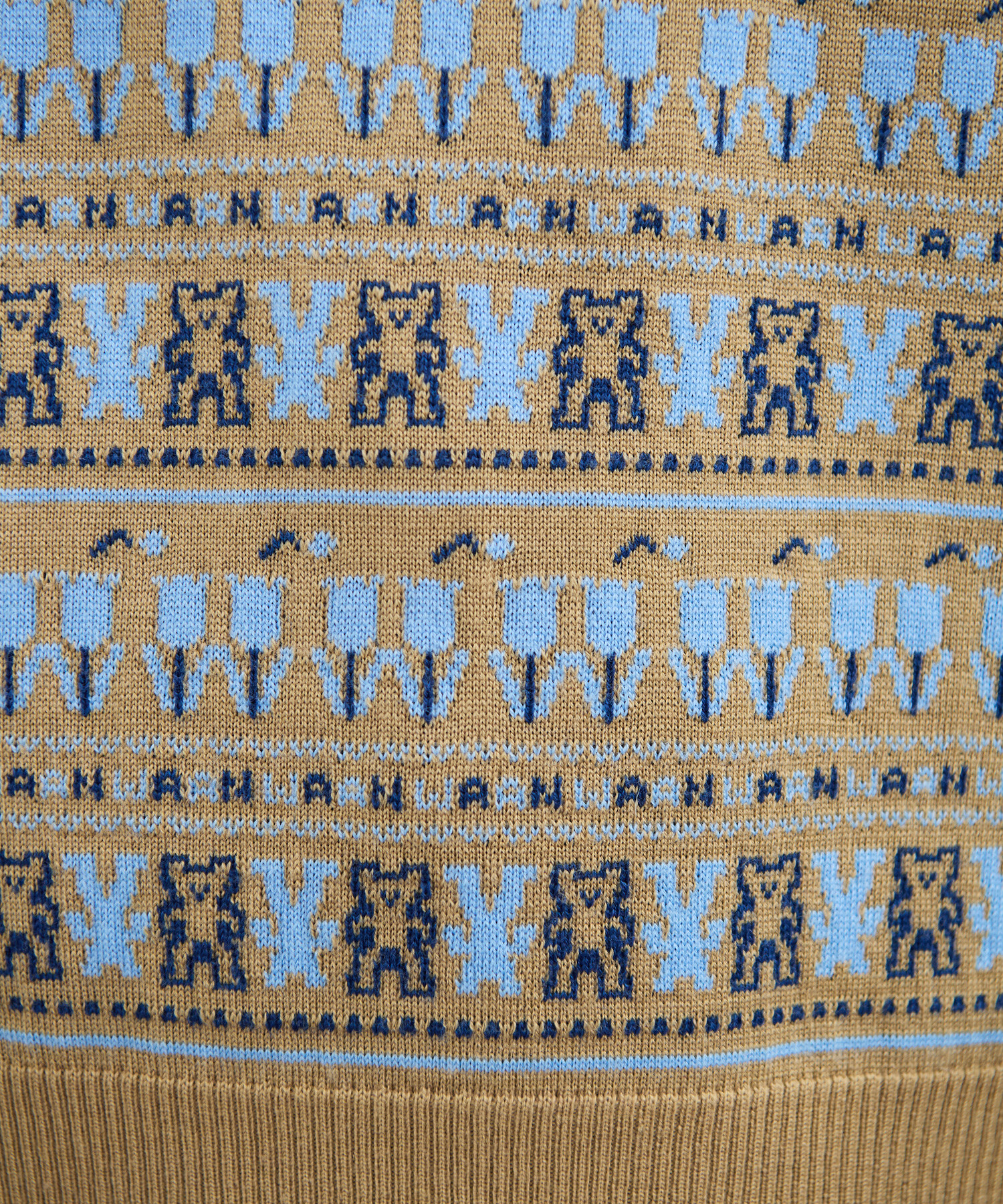 AMBIDEX Store 〇WAAN JACQUARD ハーフジップブルゾン(F GRAY