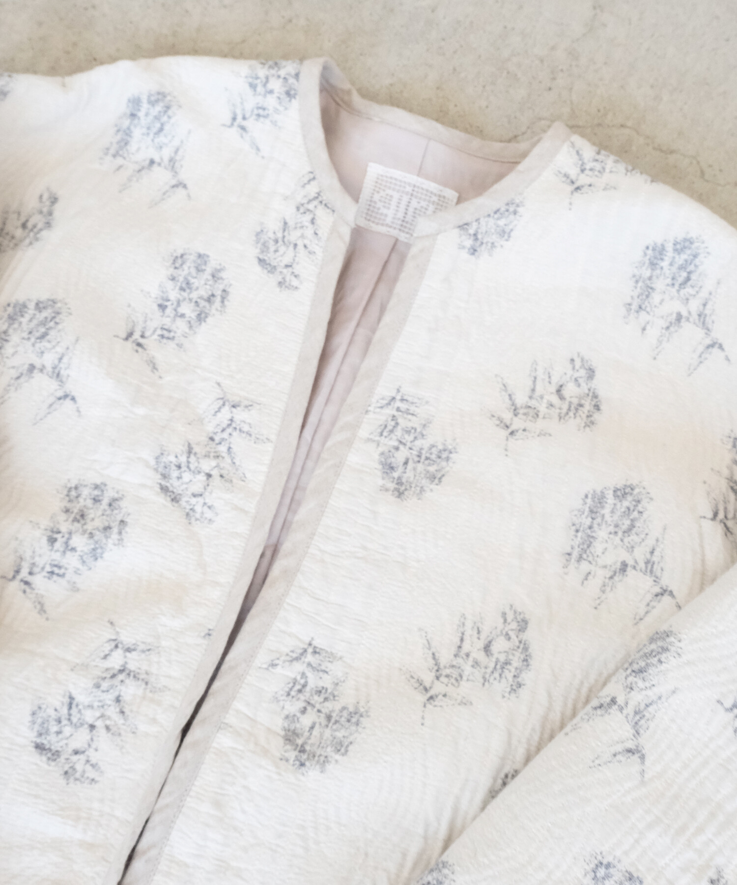 AMBIDEX Store △○flower quilt ジャカード ジャケット(F AMBIDEX Store △○flower quilt ジャカード ジャケット(F