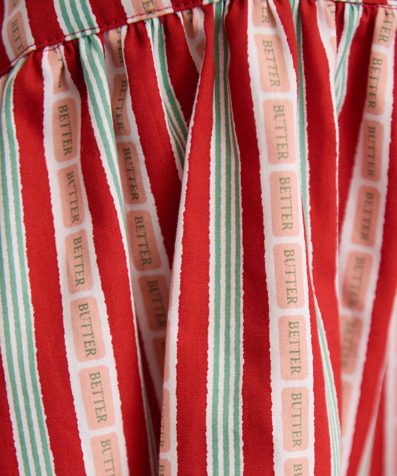AMBIDEX Store ○○BETTER BUTTER STRIPE キャミブラウス(F アカ