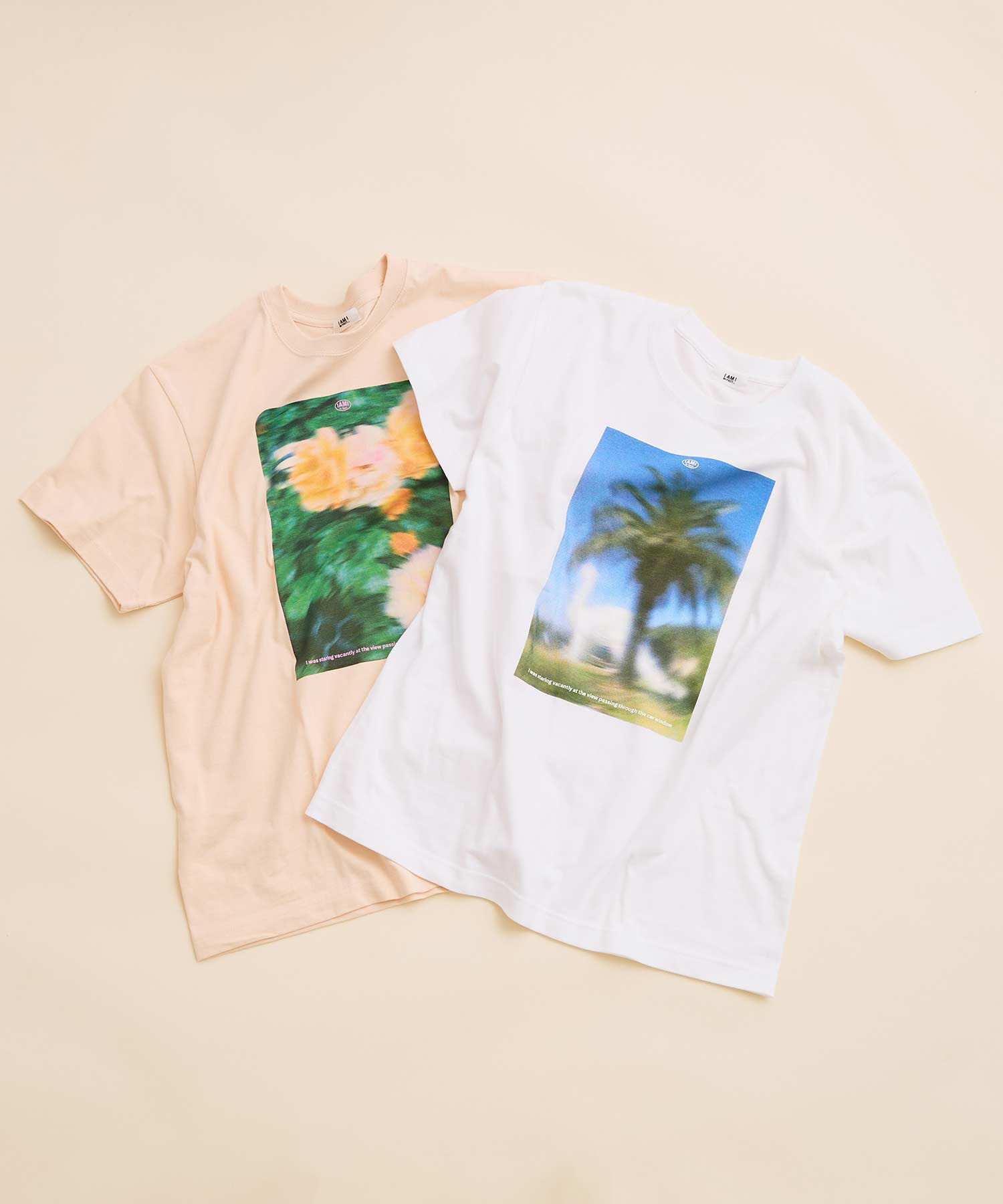AMBIDEX Store 【予約販売】〇CAR WINDOW Tシャツ(F ベージュ