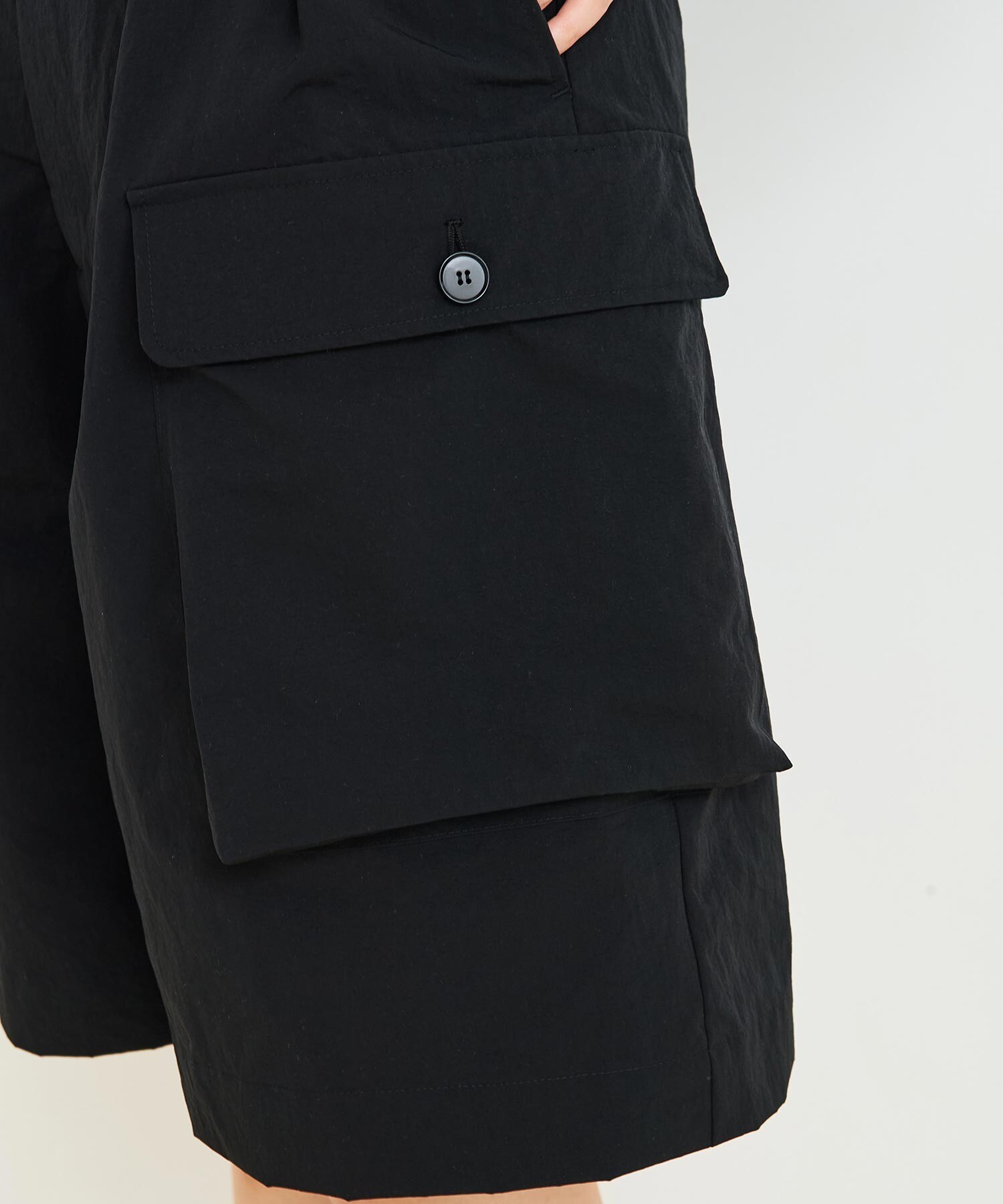 AMBIDEX Store ○Nylon dyed tusser ショートパンツ(F シロ): l