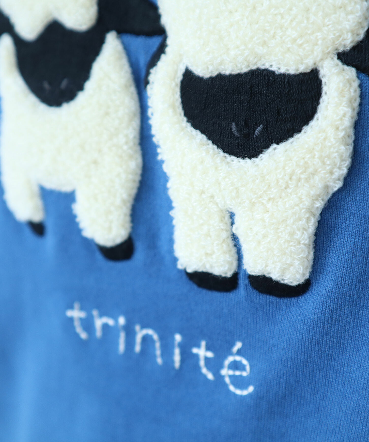 AMBIDEX Store ○ ひつじ刺繍 Tシャツ(F オートミール): bulle