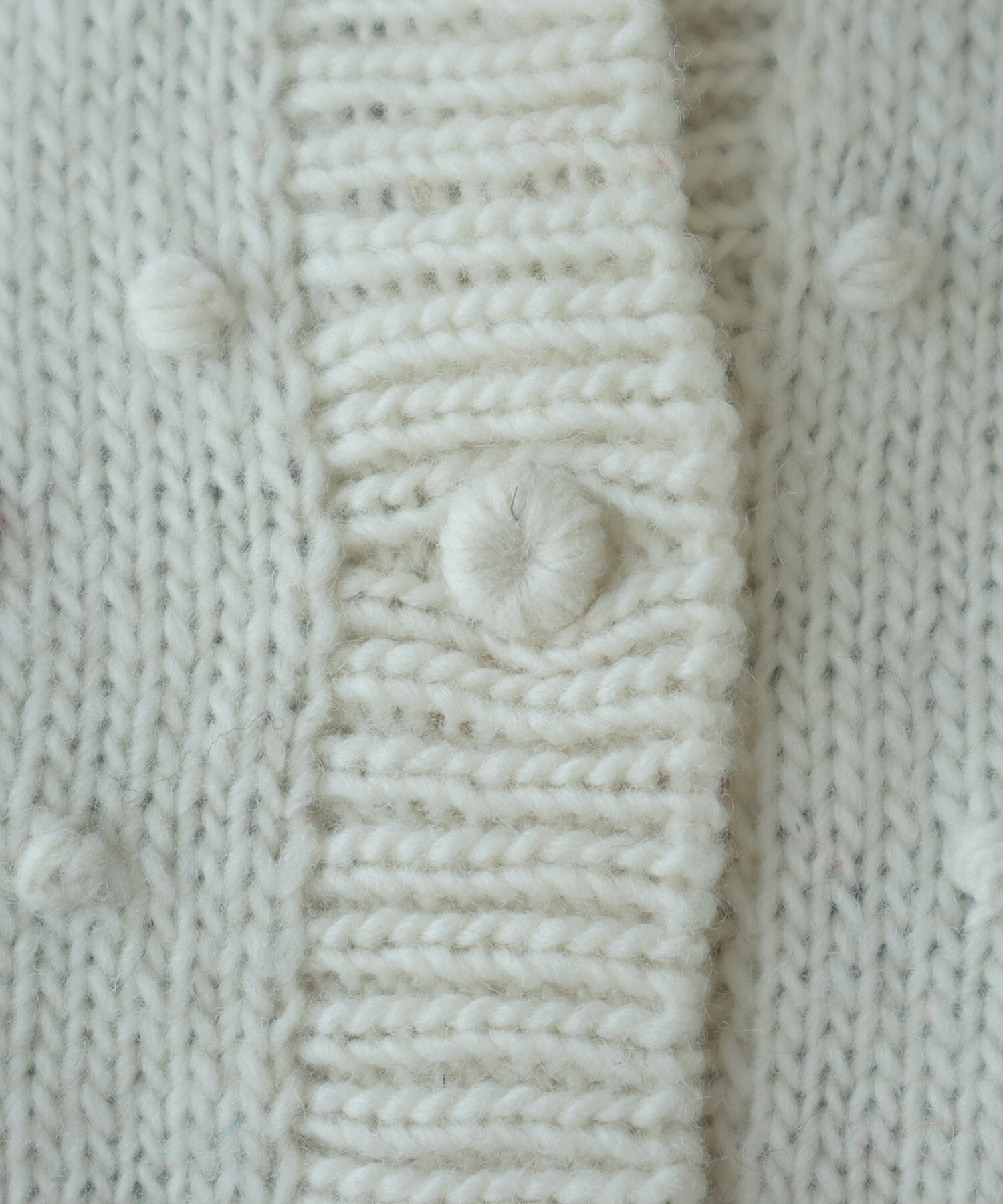 PELU PELU ニット AMBIDEX Store 【予約販売】〇 ペルーハンドニット ブーケ刺繍