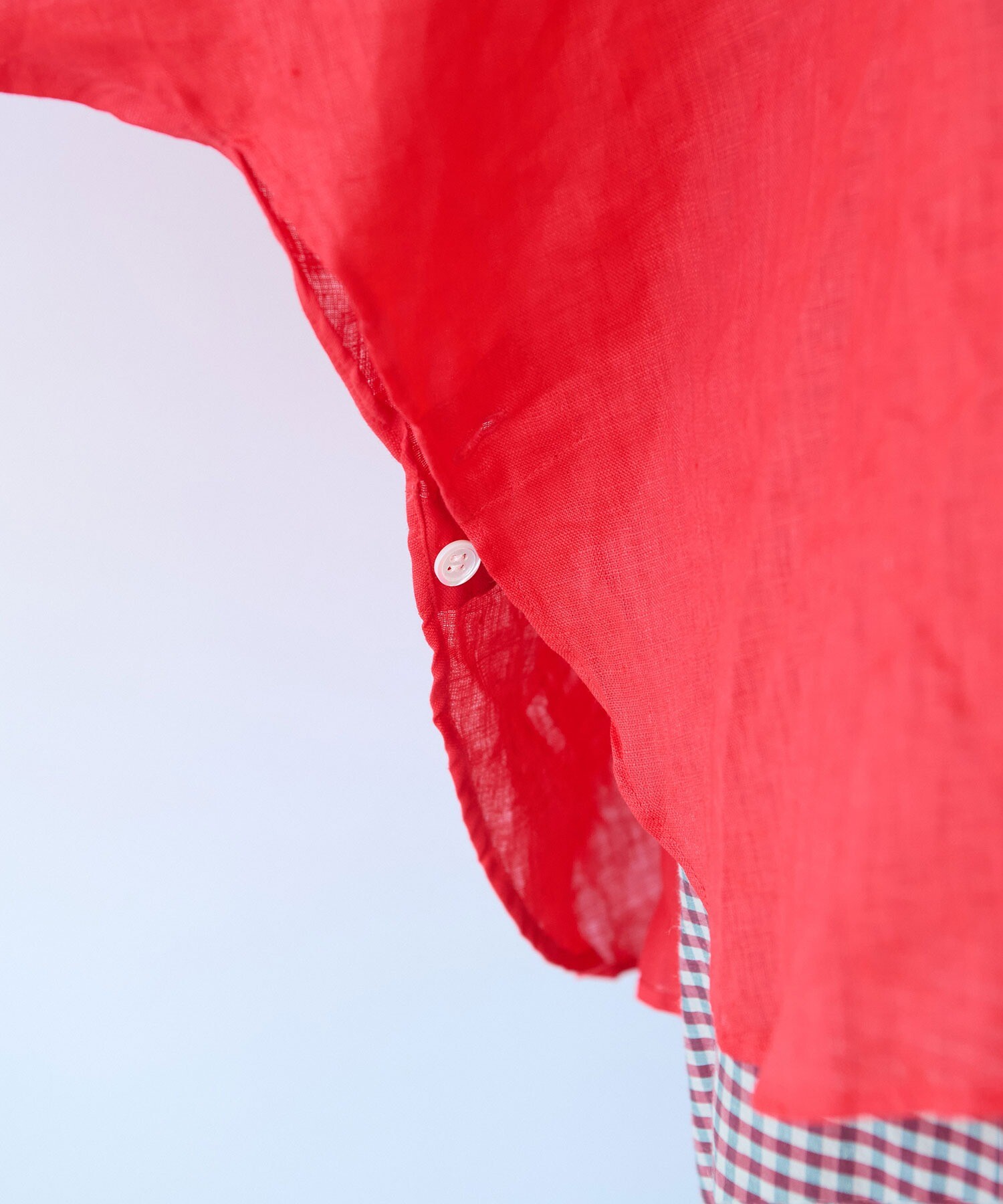 AMBIDEX Store ○○ウォッシュリネン ブラウス(F アカ): yuni