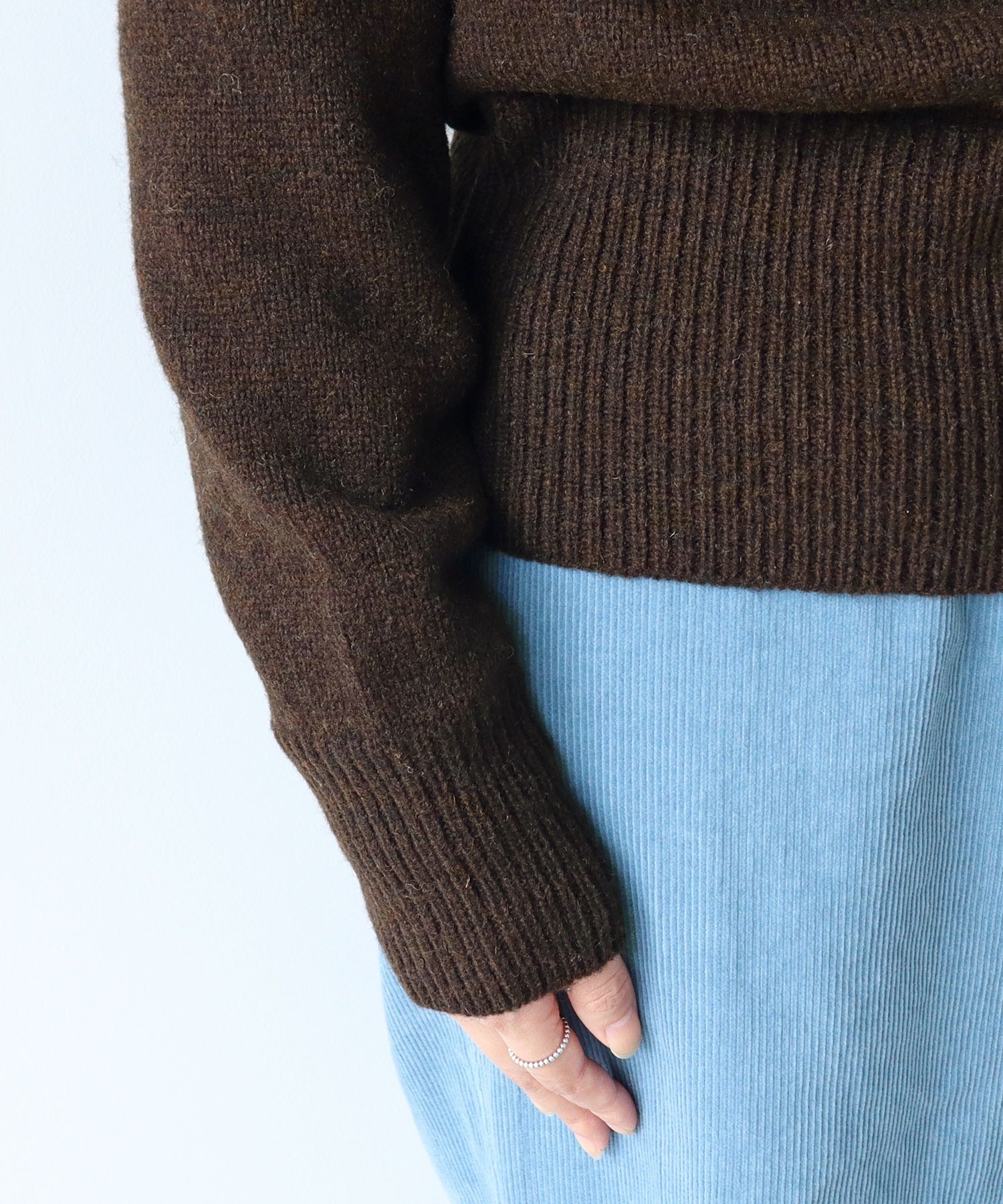 AMBIDEX Store ○3インターシャ カレッジニットプルオーバー(F