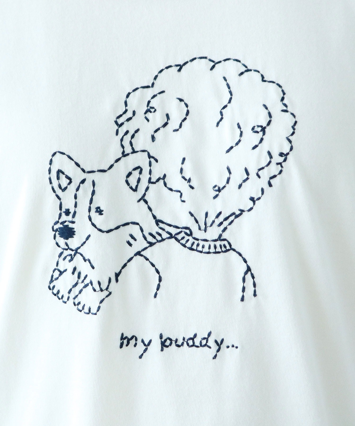 AMBIDEX Store ○【WEB別注】corgi & boy Tシャツ(F シロ): PAR ICI