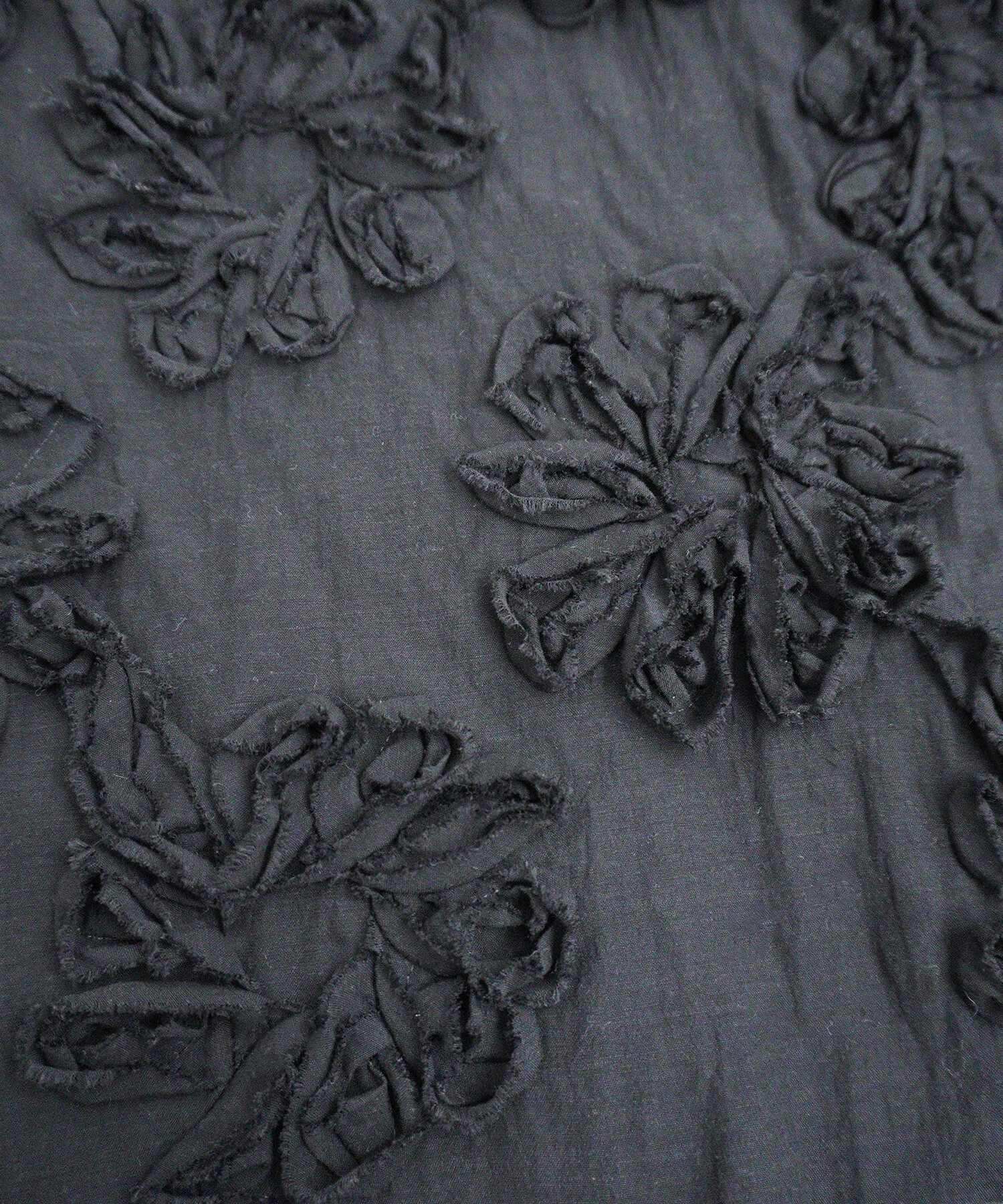 AMBIDEX Store 〇rondo ribbon embroidery ワンピース(F クロ): FLAT-cic-HATENA