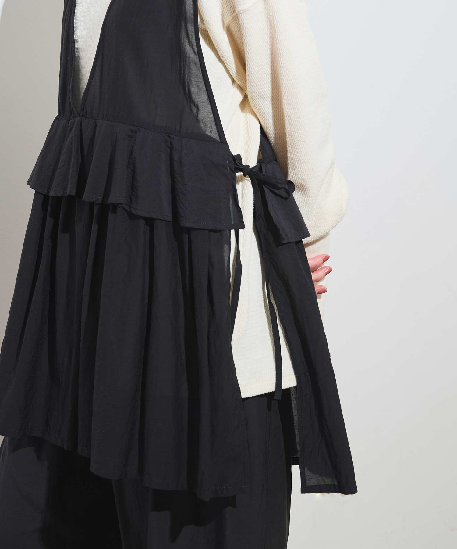あおいです。 オフィスにの　タンブラーと紐ストラップ AMBIDEX Store 【予約販売】〇CottonCupra lawn 2way blouse (F