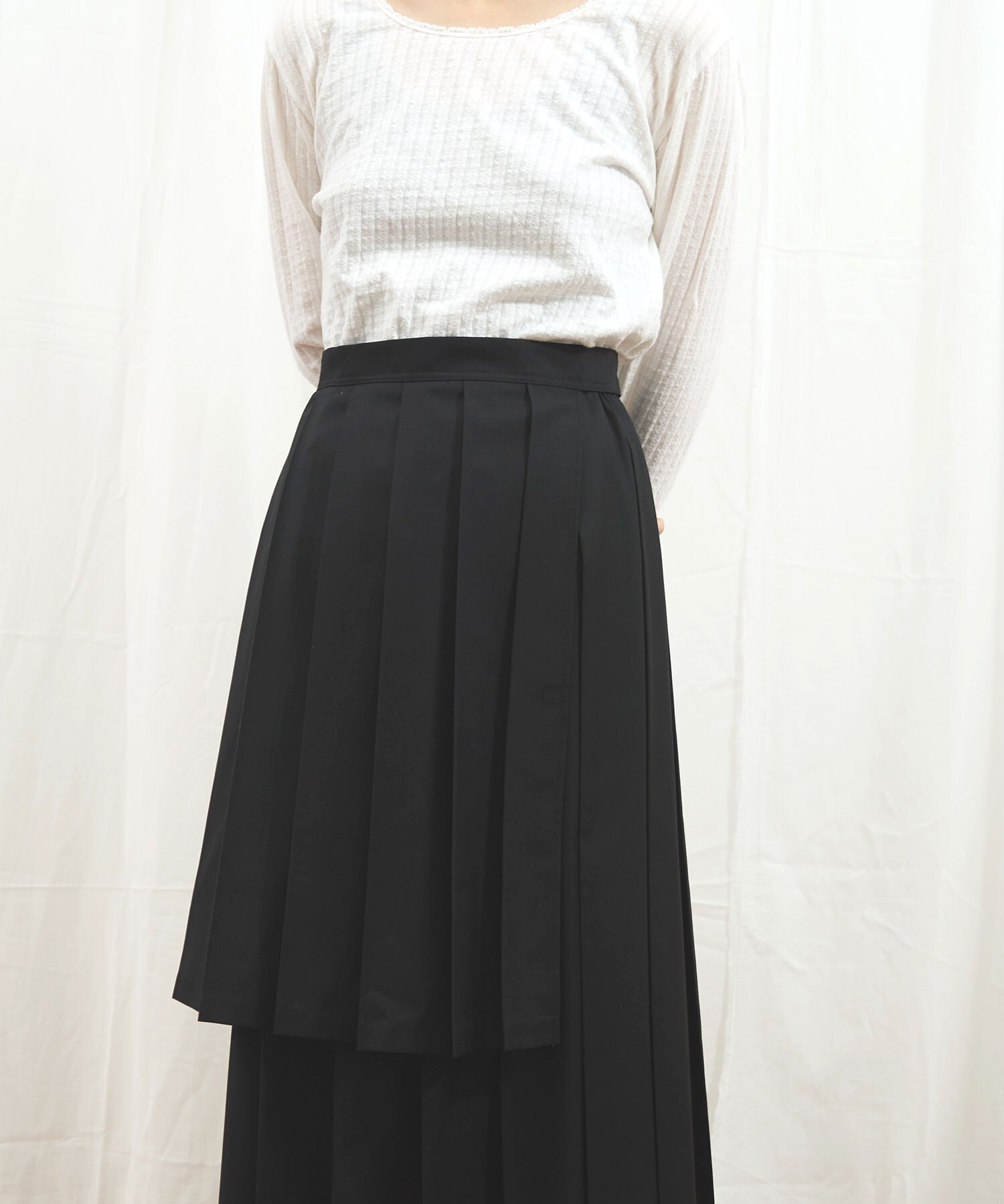 AMBIDEX Store 〇apron pleats skirt(F チェック): l'atelier du savon